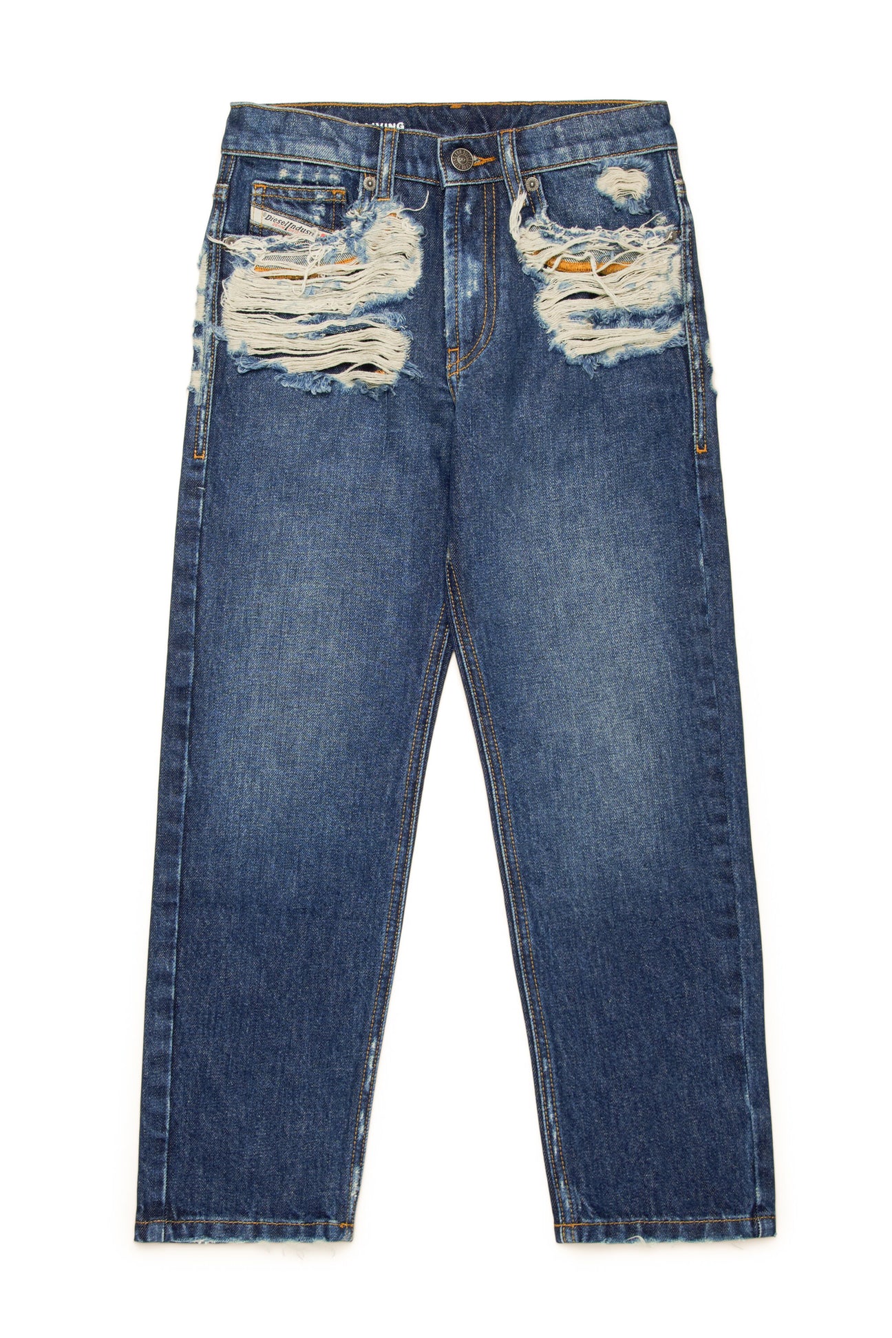 Dark straight jeans with tiger breaks - 2010 