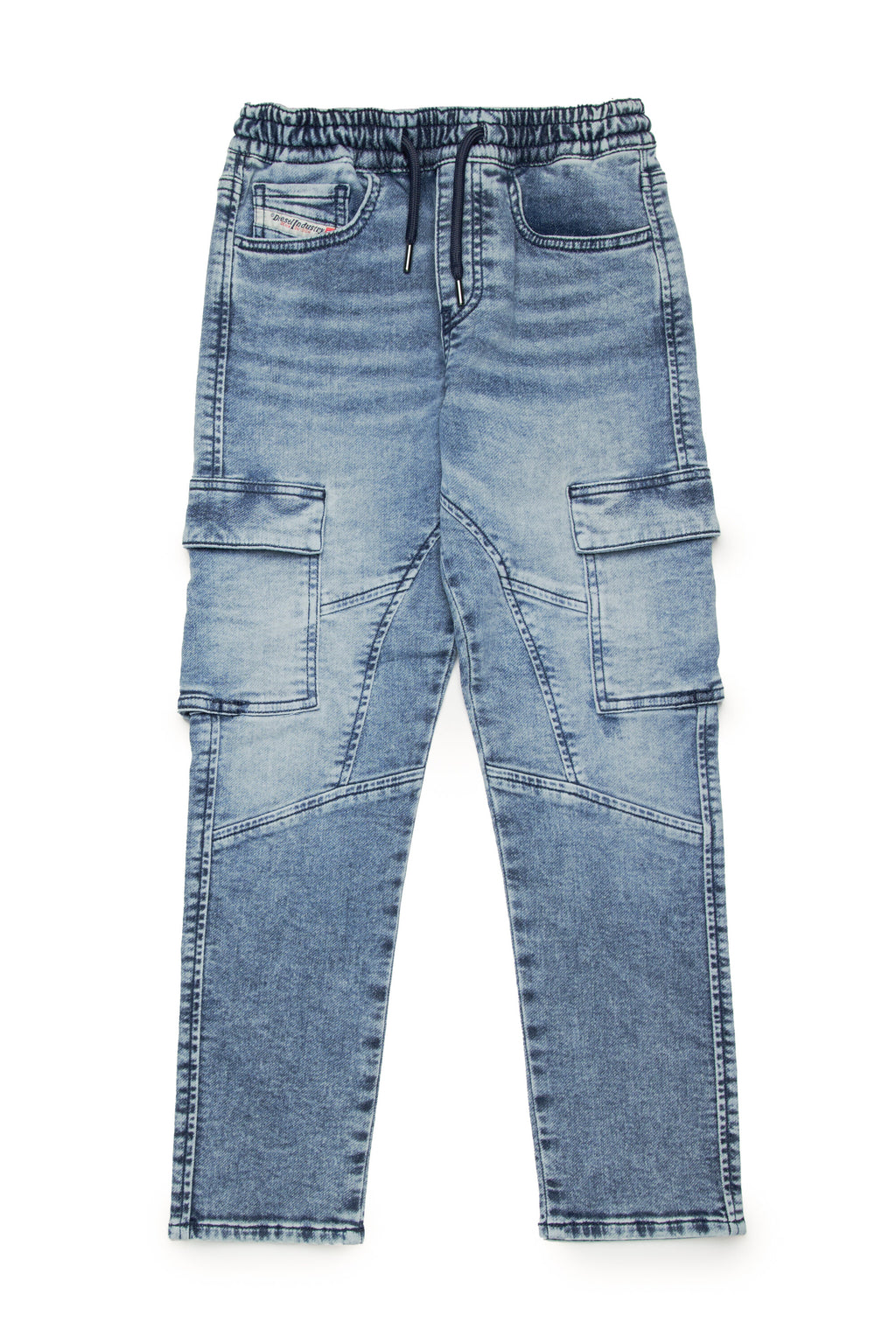 JoggJeans® mid blue straight cargo style - D-Ursy