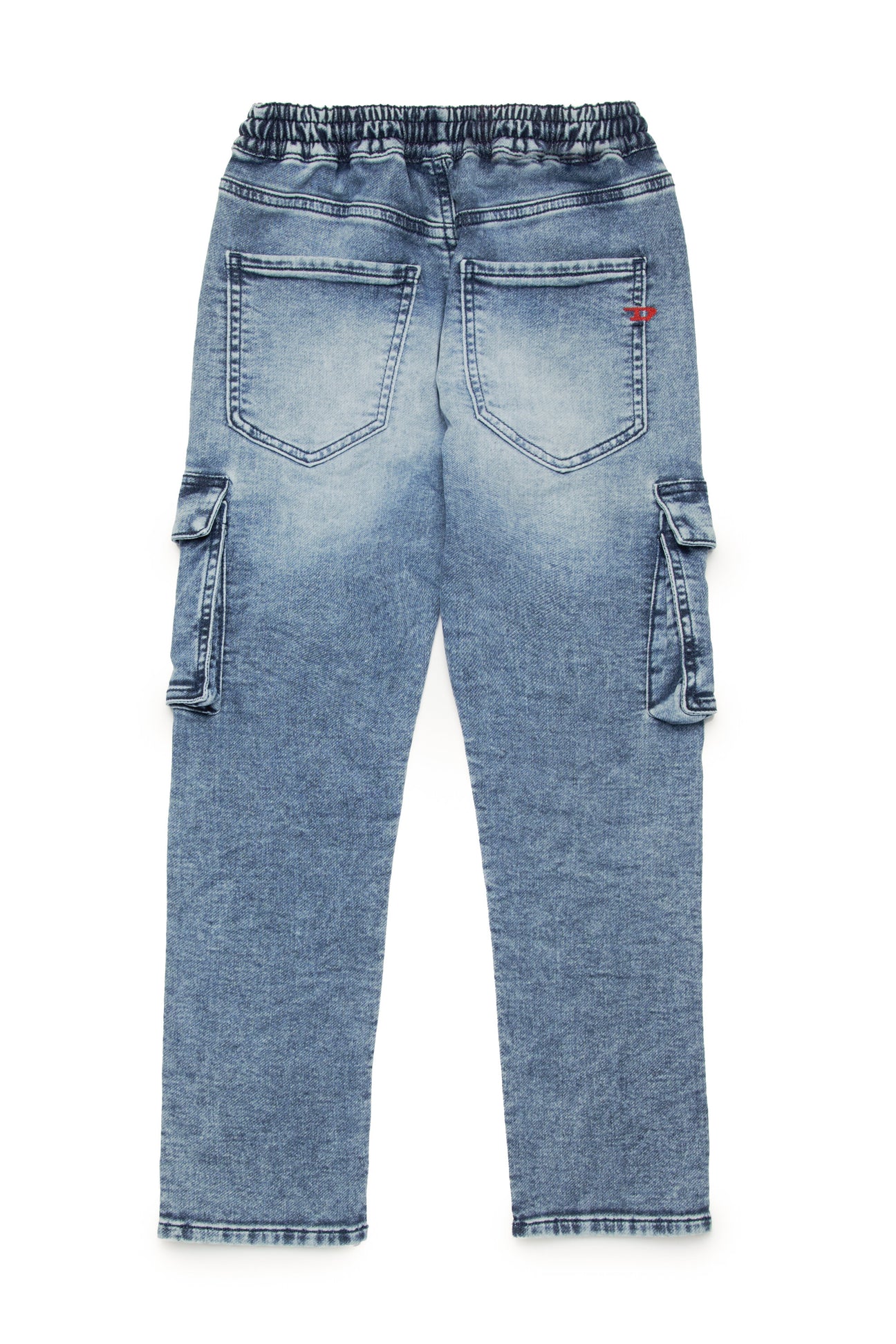 JoggJeans® mid blue straight cargo style - D-Ursy JoggJeans® mid blue straight cargo style - D-Ursy