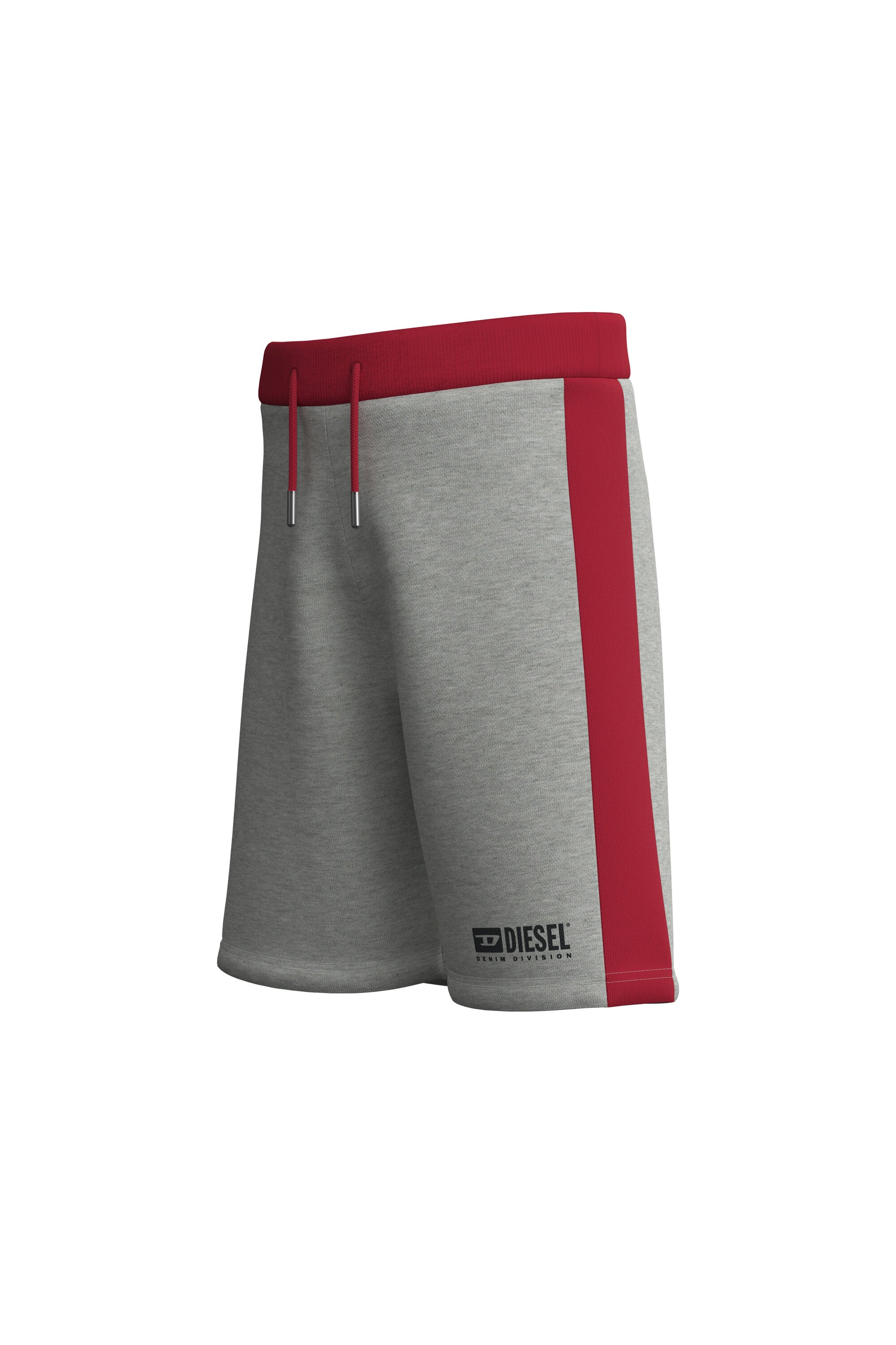 Colorblock fleece branded shorts