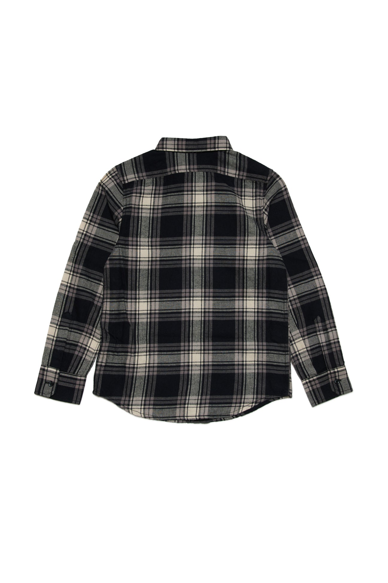 Plaid flannel shirt with Oval D logo Plaid flannel shirt with Oval D logo