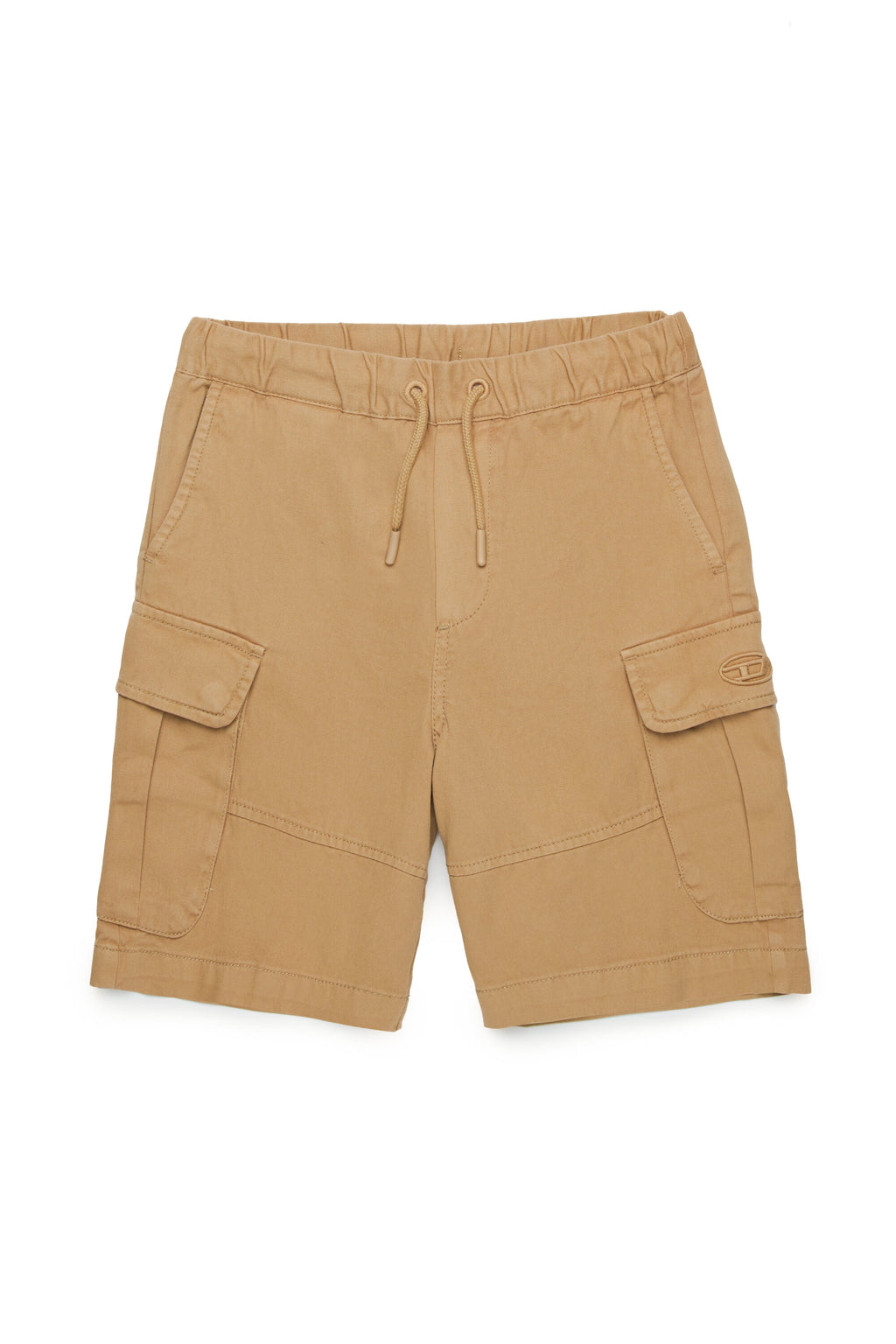Gabardine cargo shorts