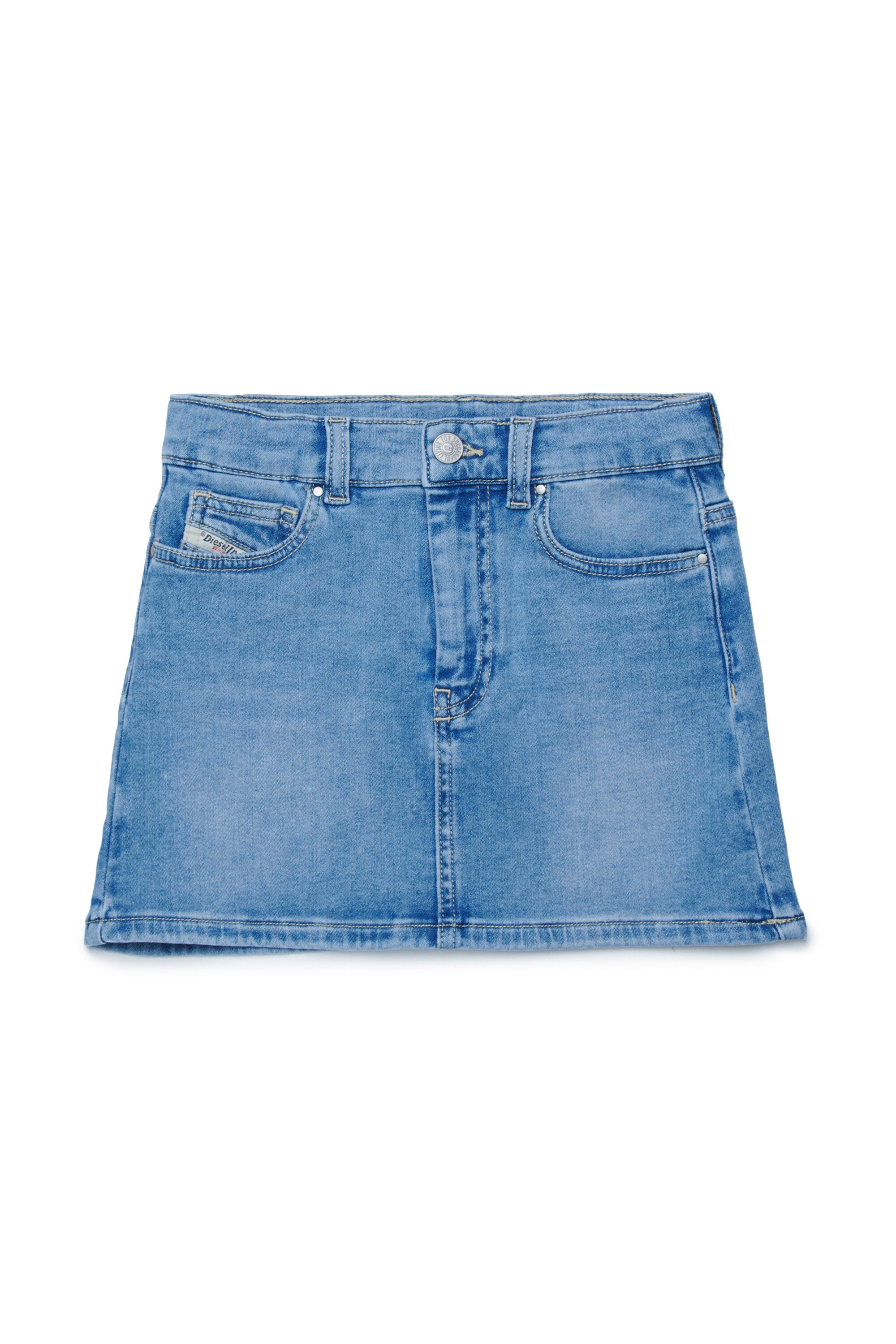 Five-pockets  denim skirt
