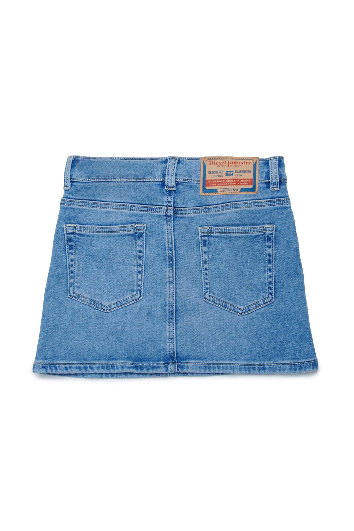Five-pockets  denim skirt