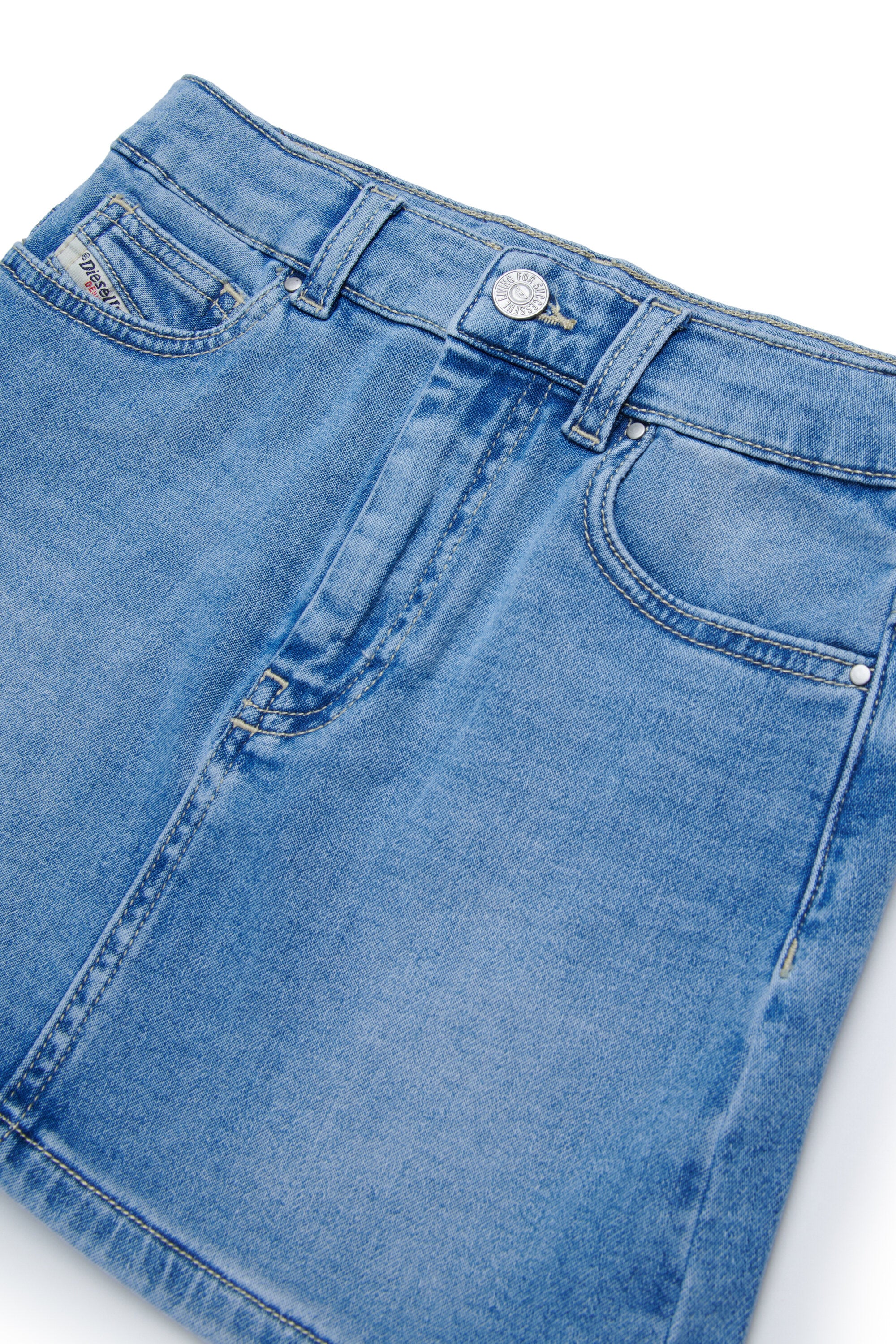Five-pockets  denim skirt
