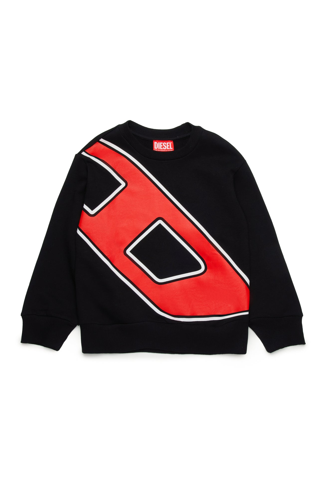 Macro D branded crew-neck sweatshirt 