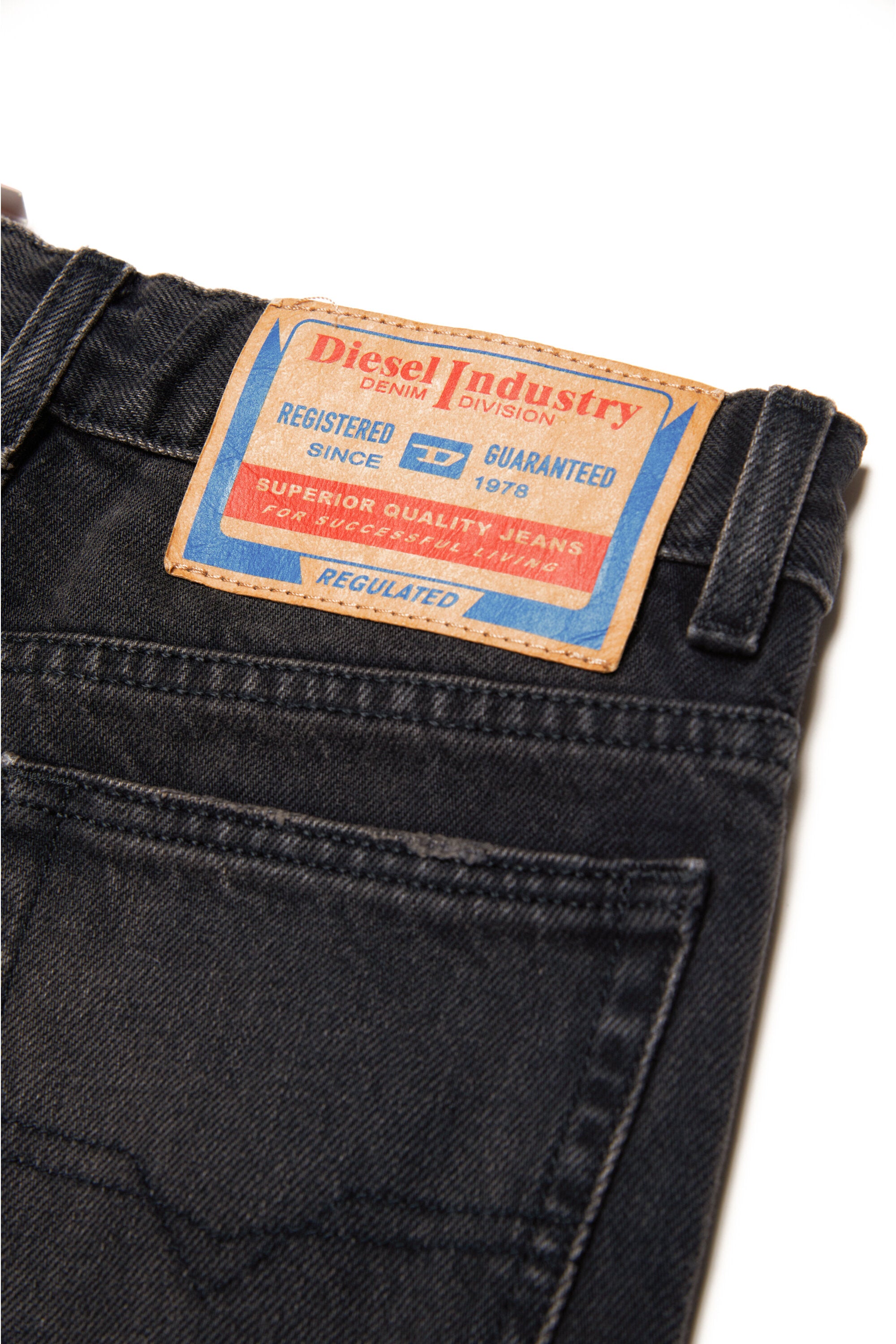 Black gradient straight jeans - 2001 D-Macro