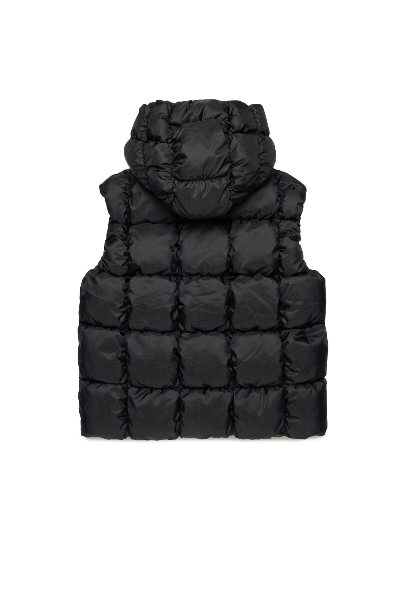 Quilted checkered sleeveless padded jacket Quilted checkered sleeveless padded jacket