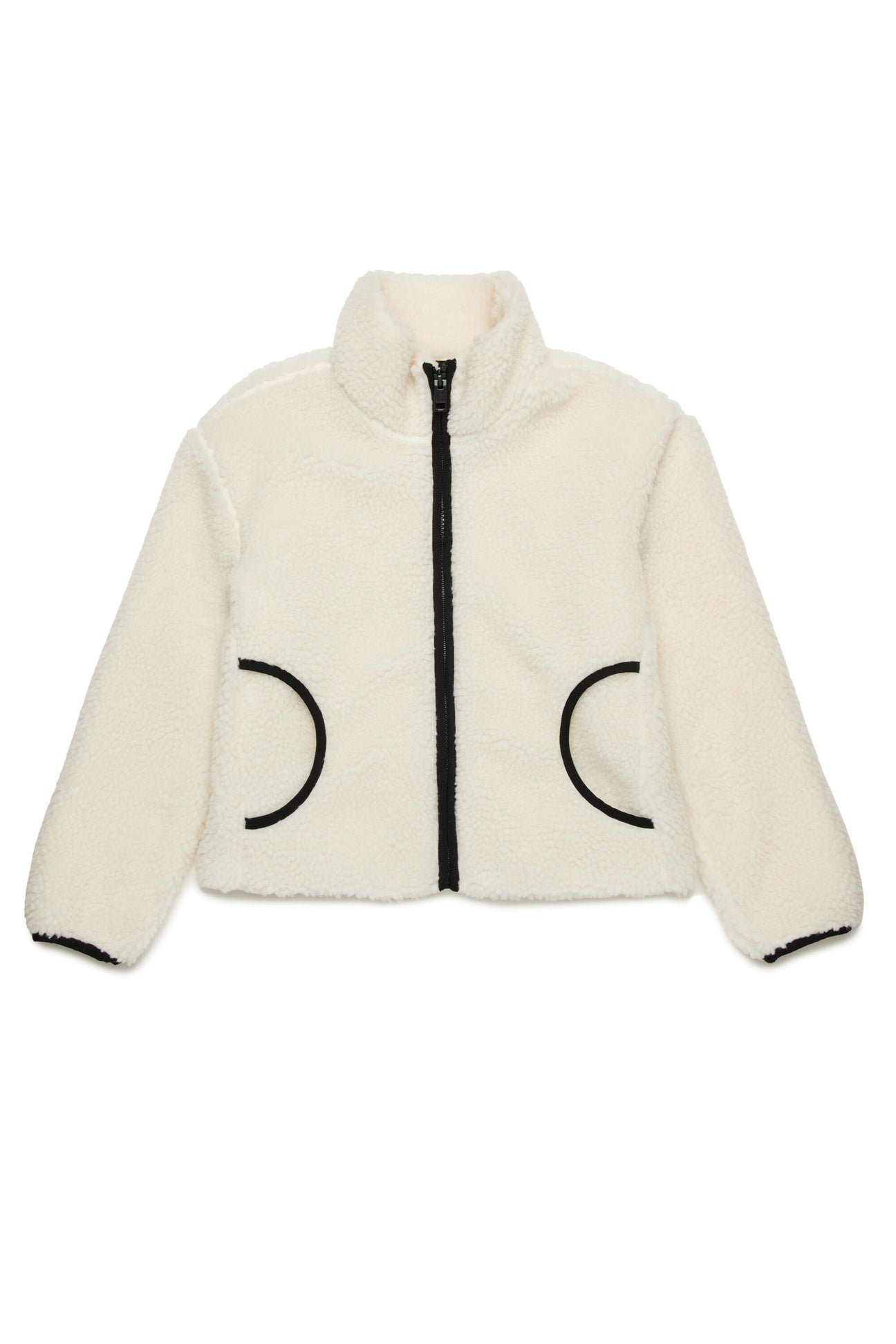 Oval D branded teddy jacket 