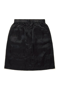 Satin skirt with utility pockets