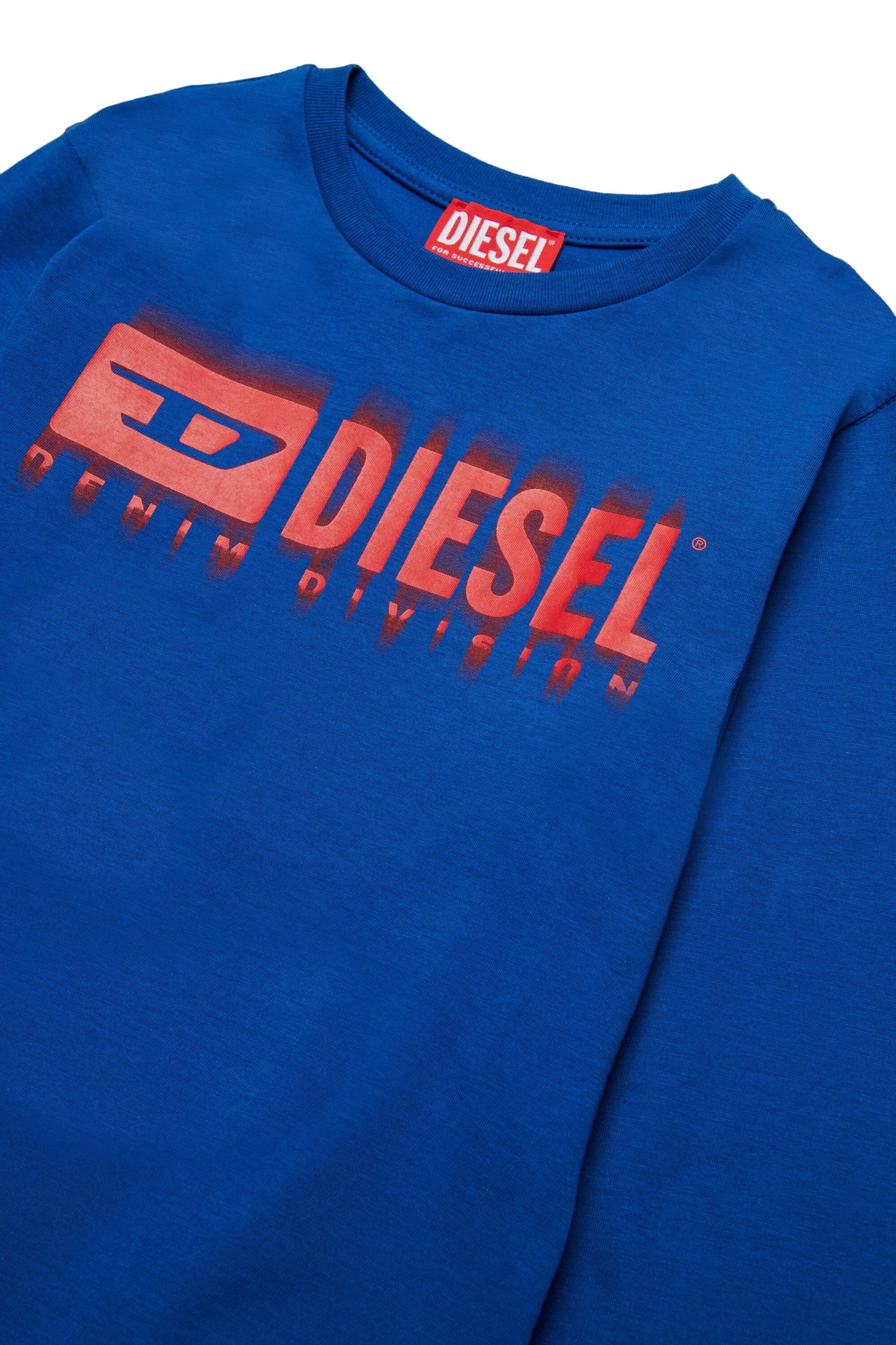 Degradé branded long-sleeved T-shirt