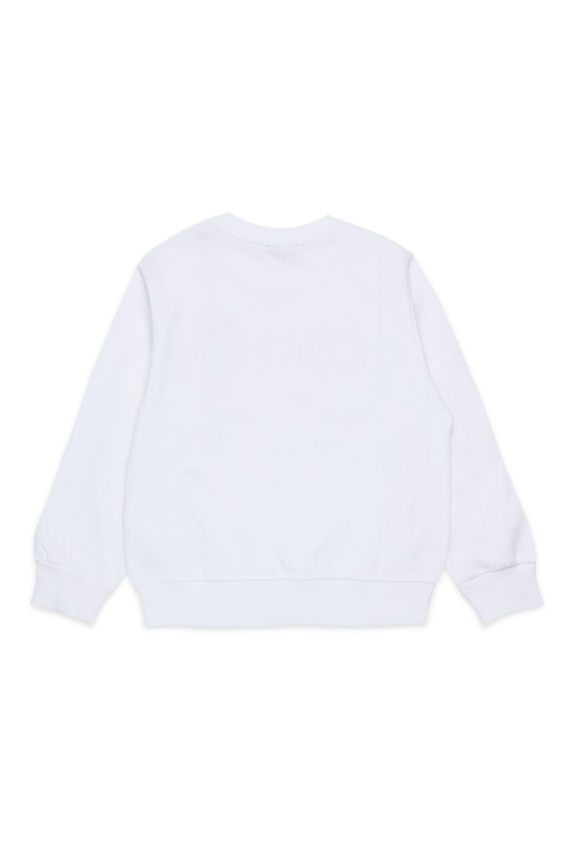 Degradé branded crew-neck sweatshirt