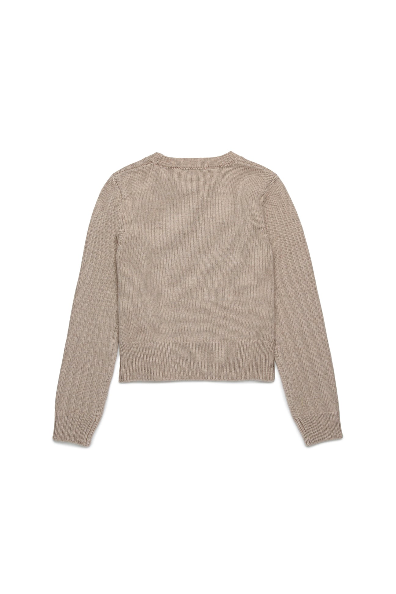 Cashmere-blend plain knitted pullover Cashmere-blend plain knitted pullover