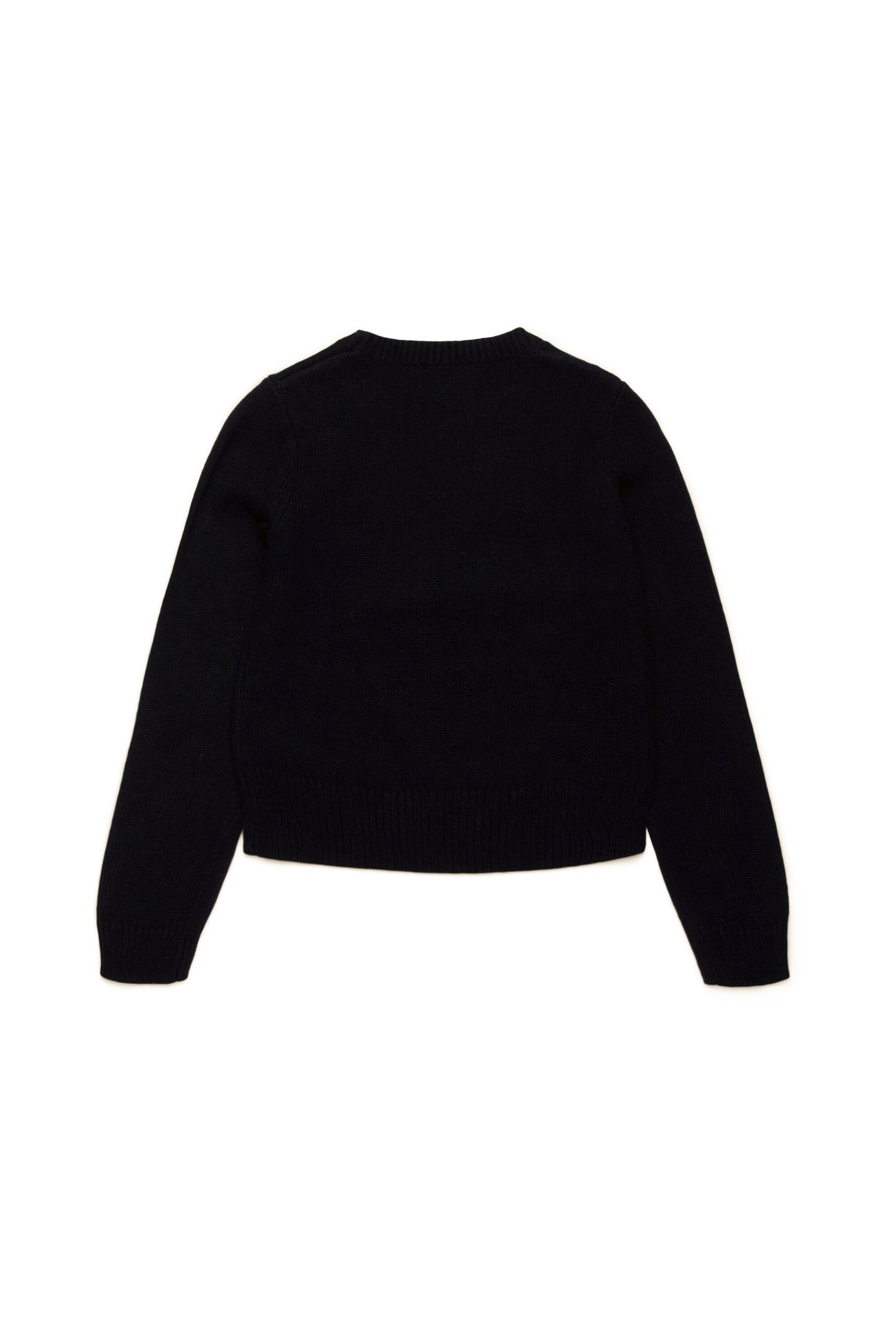 Cashmere-blend plain knitted pullover Cashmere-blend plain knitted pullover