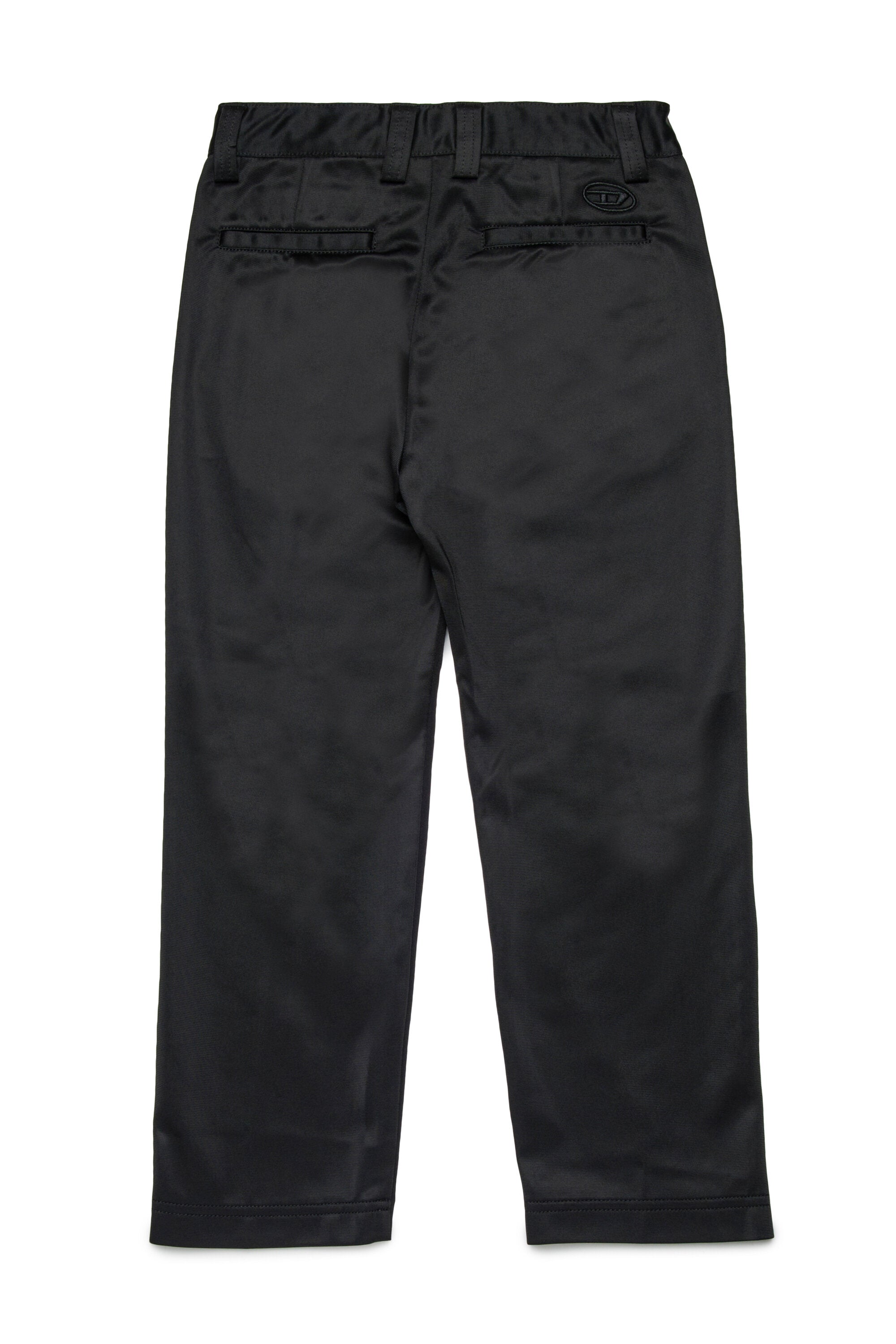 Double woven formal pants branded with Oval D logo