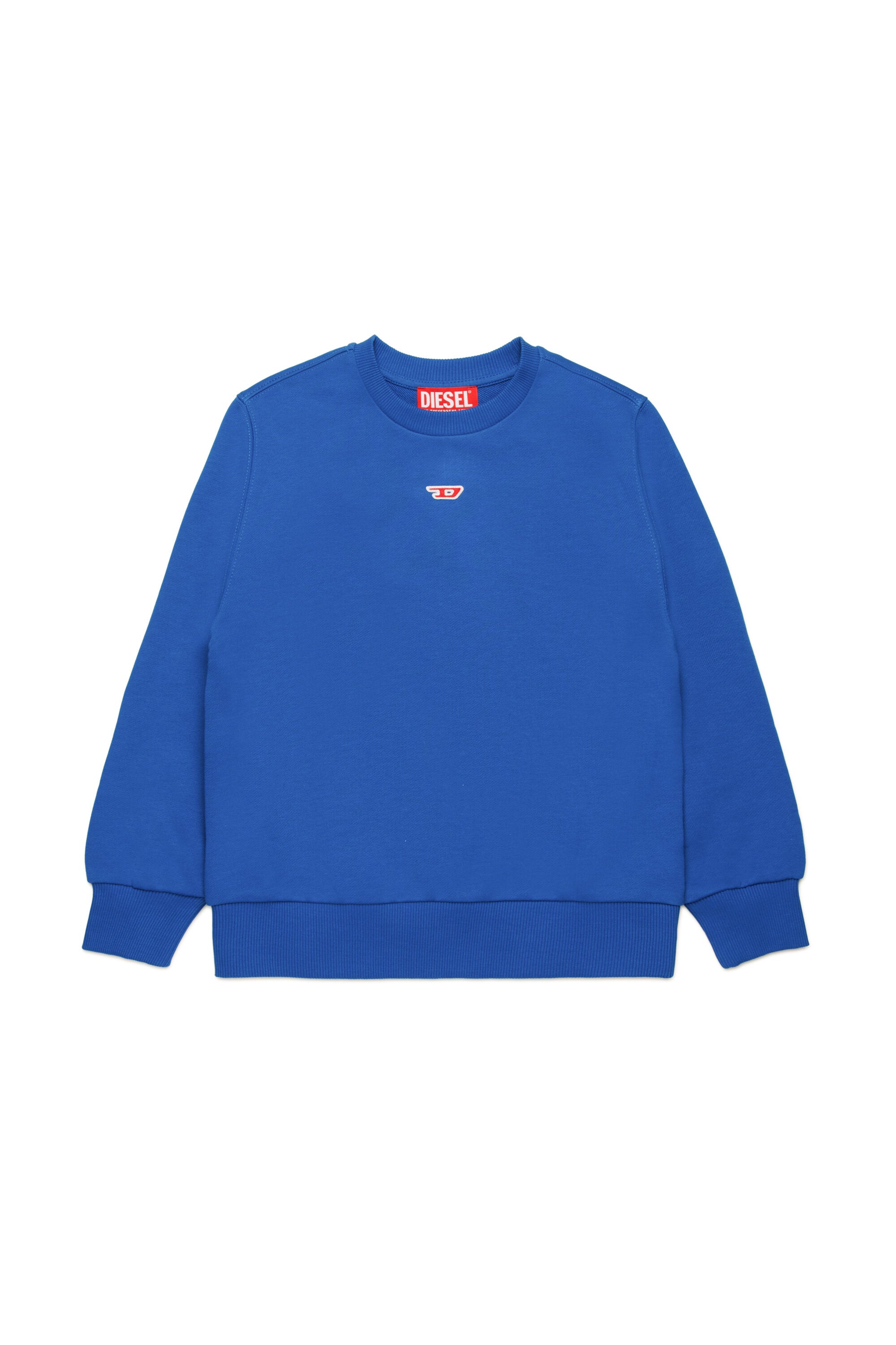 Crew-neck sweatshirt with patch