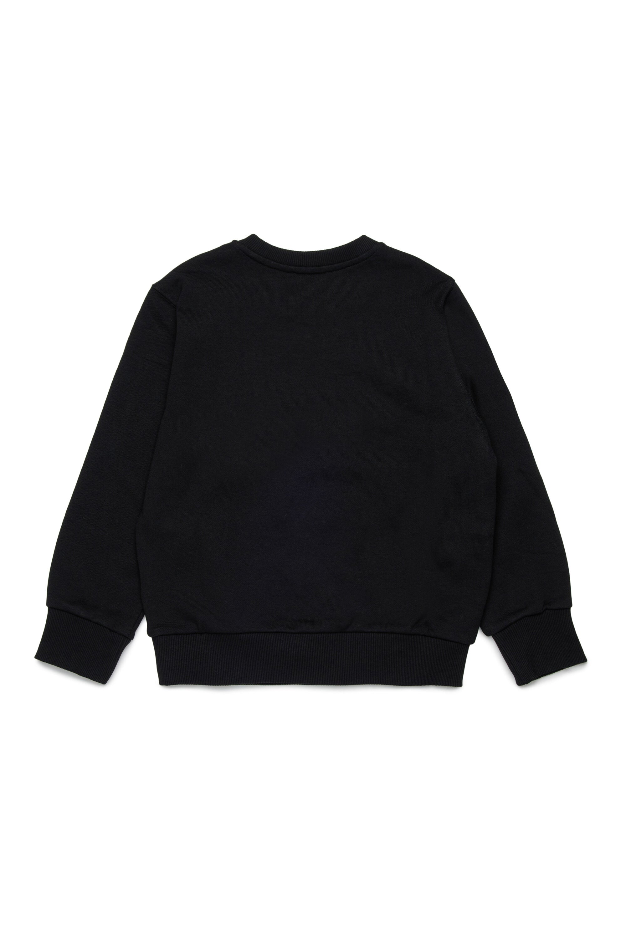 Crew-neck sweatshirt with patch