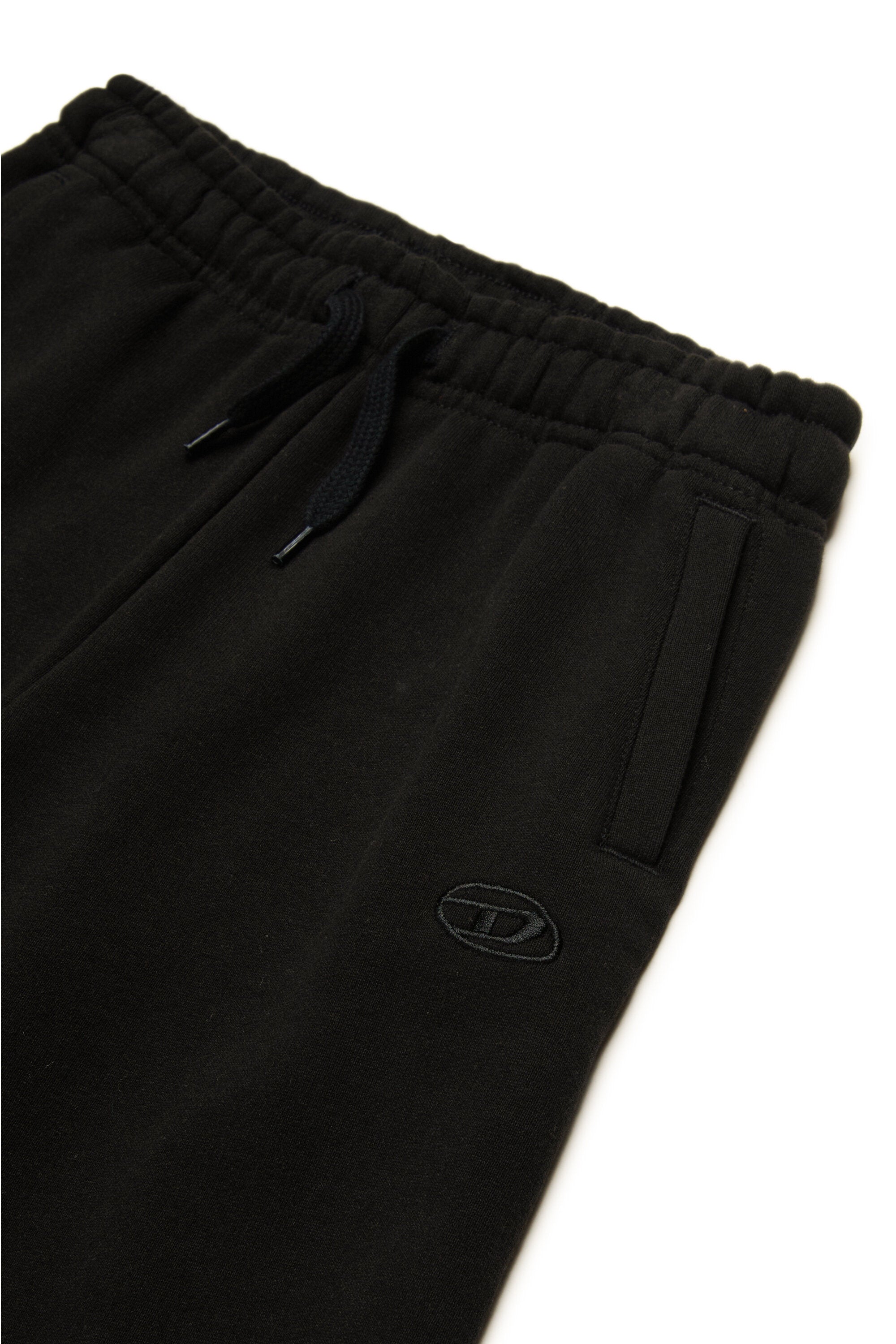 Fleece shorts with maxi Oval D logo