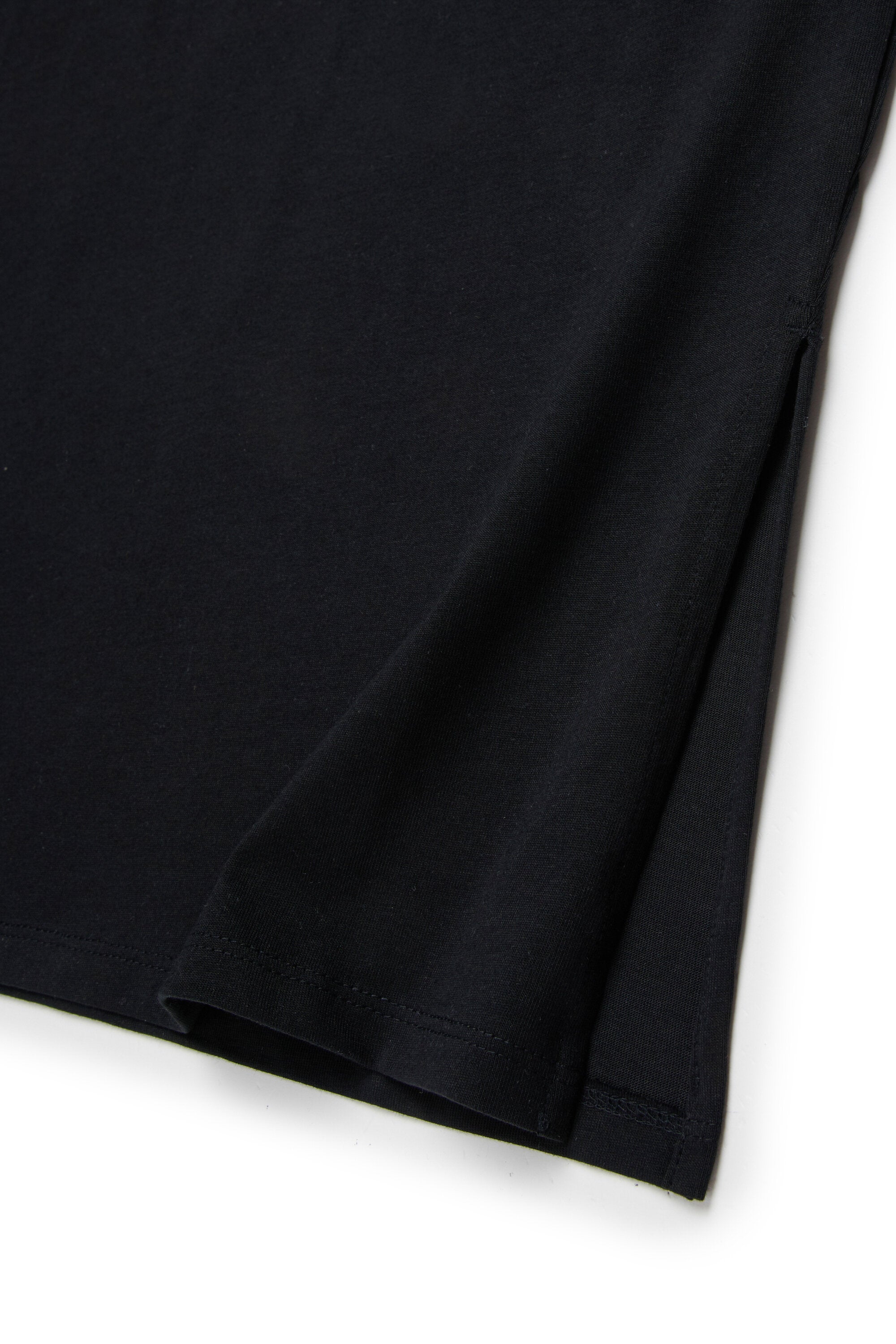 Cover-up dress with institutional logo