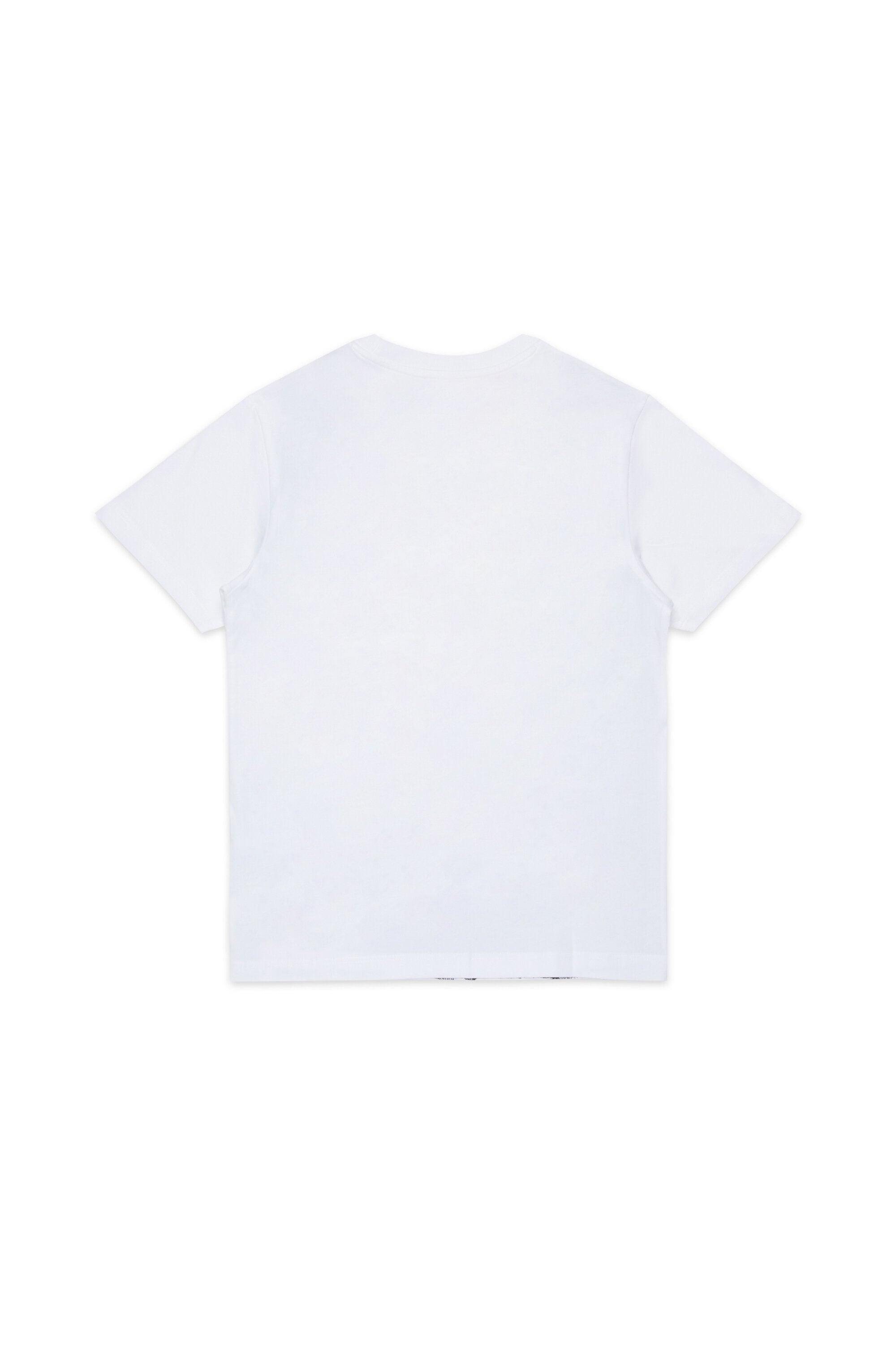 Jersey T-shirt with maxi Diesel logo