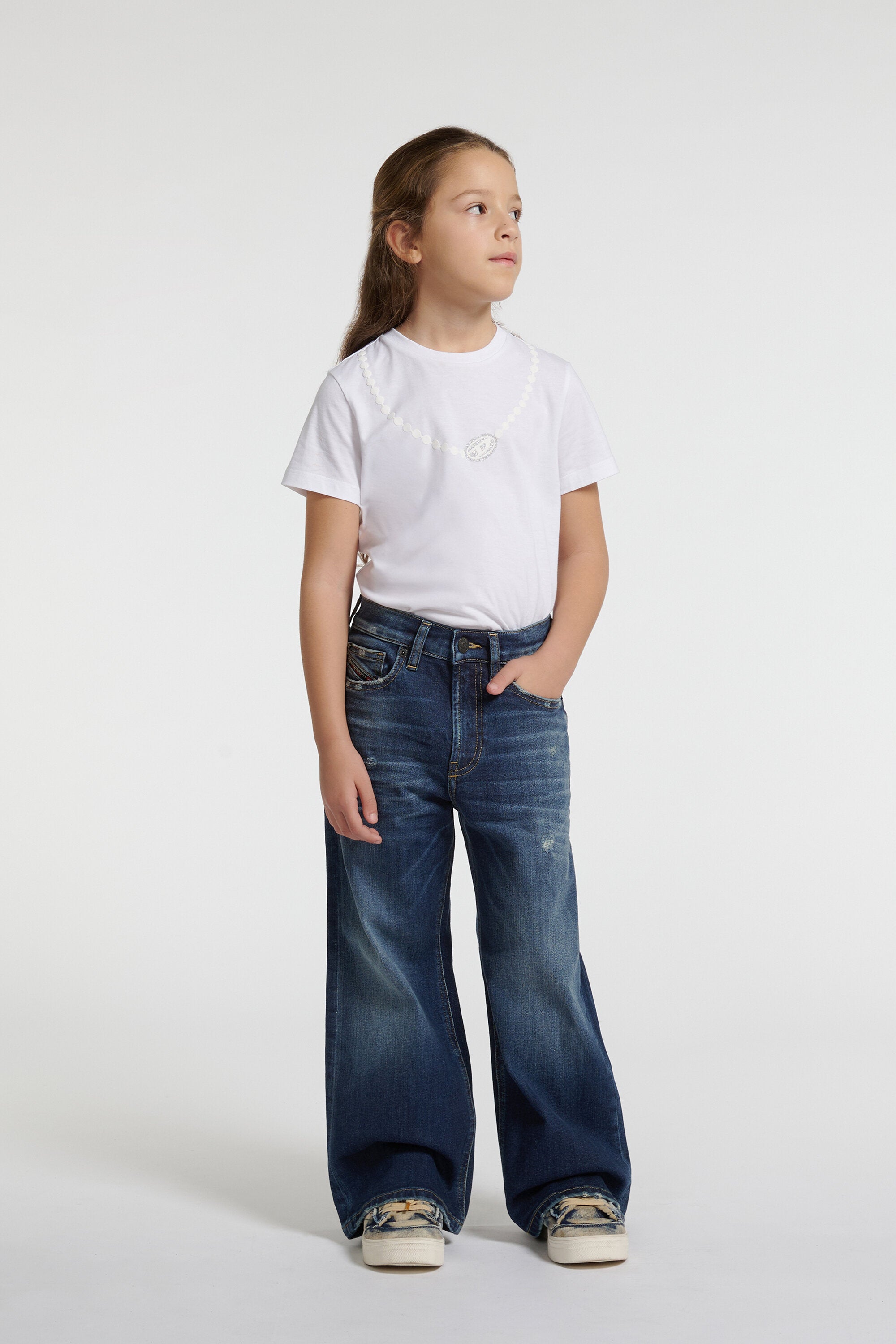 Loose fit jeans in medium blue wash - D-Argjx