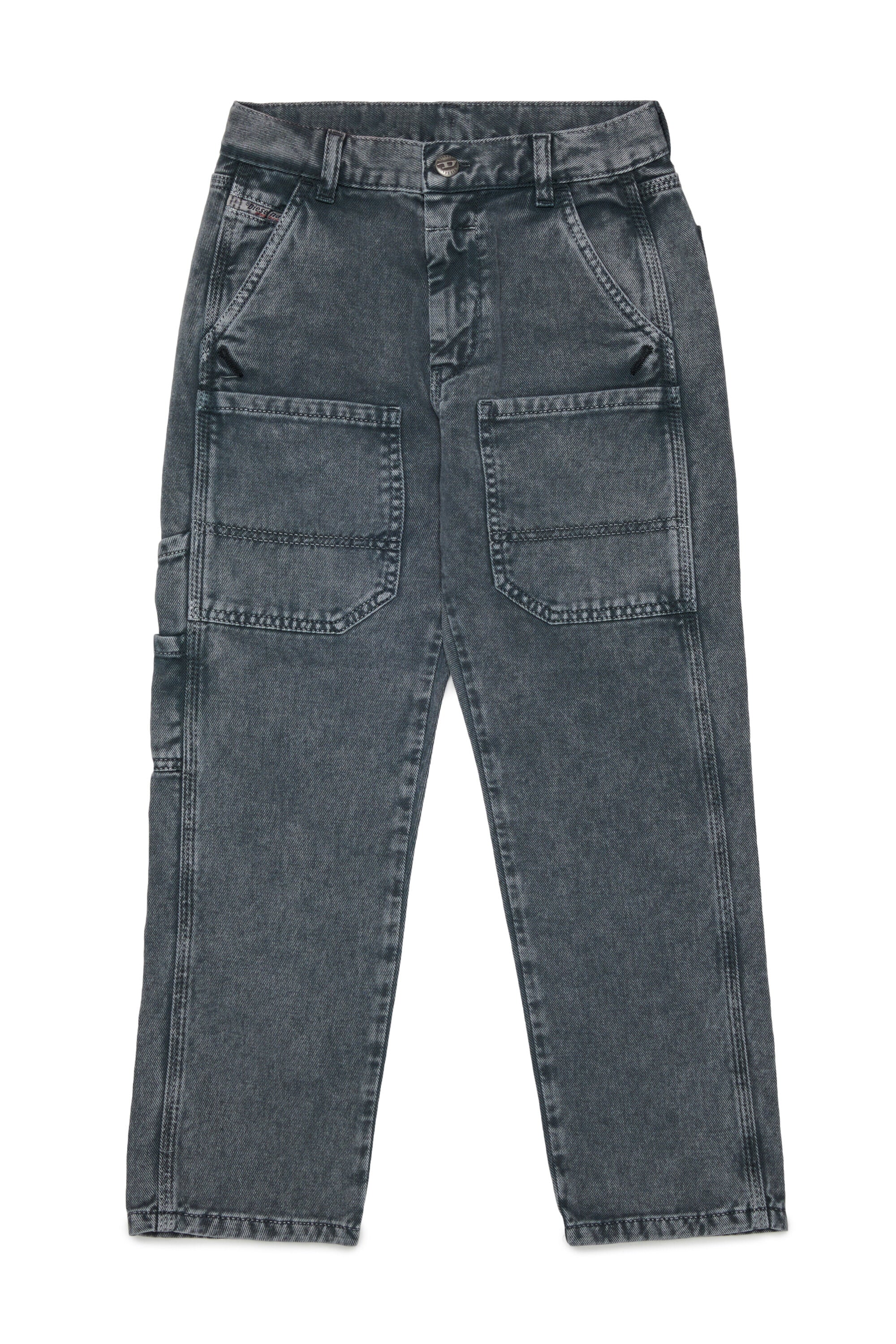 Regular fit jeans with washed effect - D-Berr