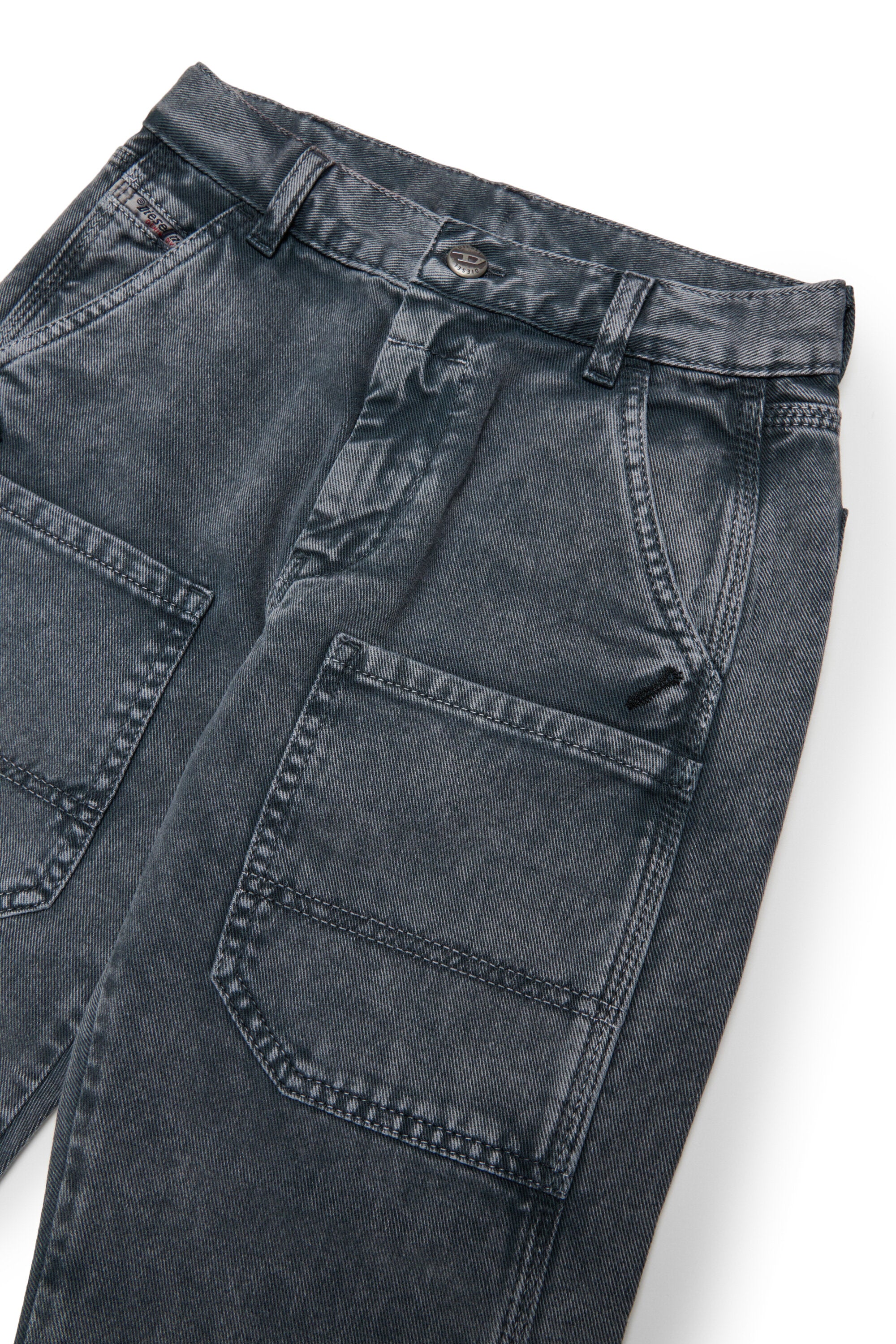 Regular fit jeans with washed effect - D-Berr