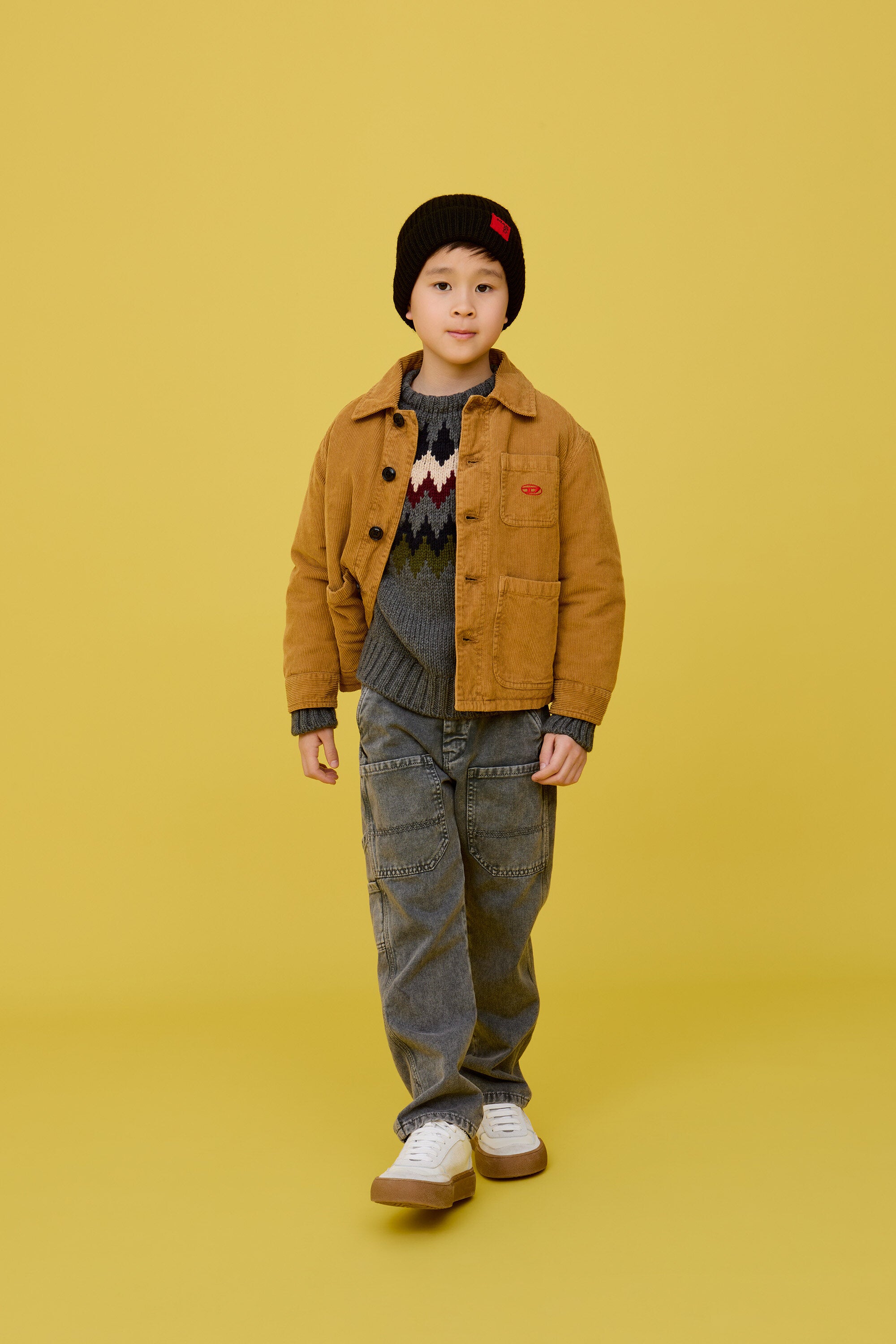Regular fit jeans with washed effect - D-Berr