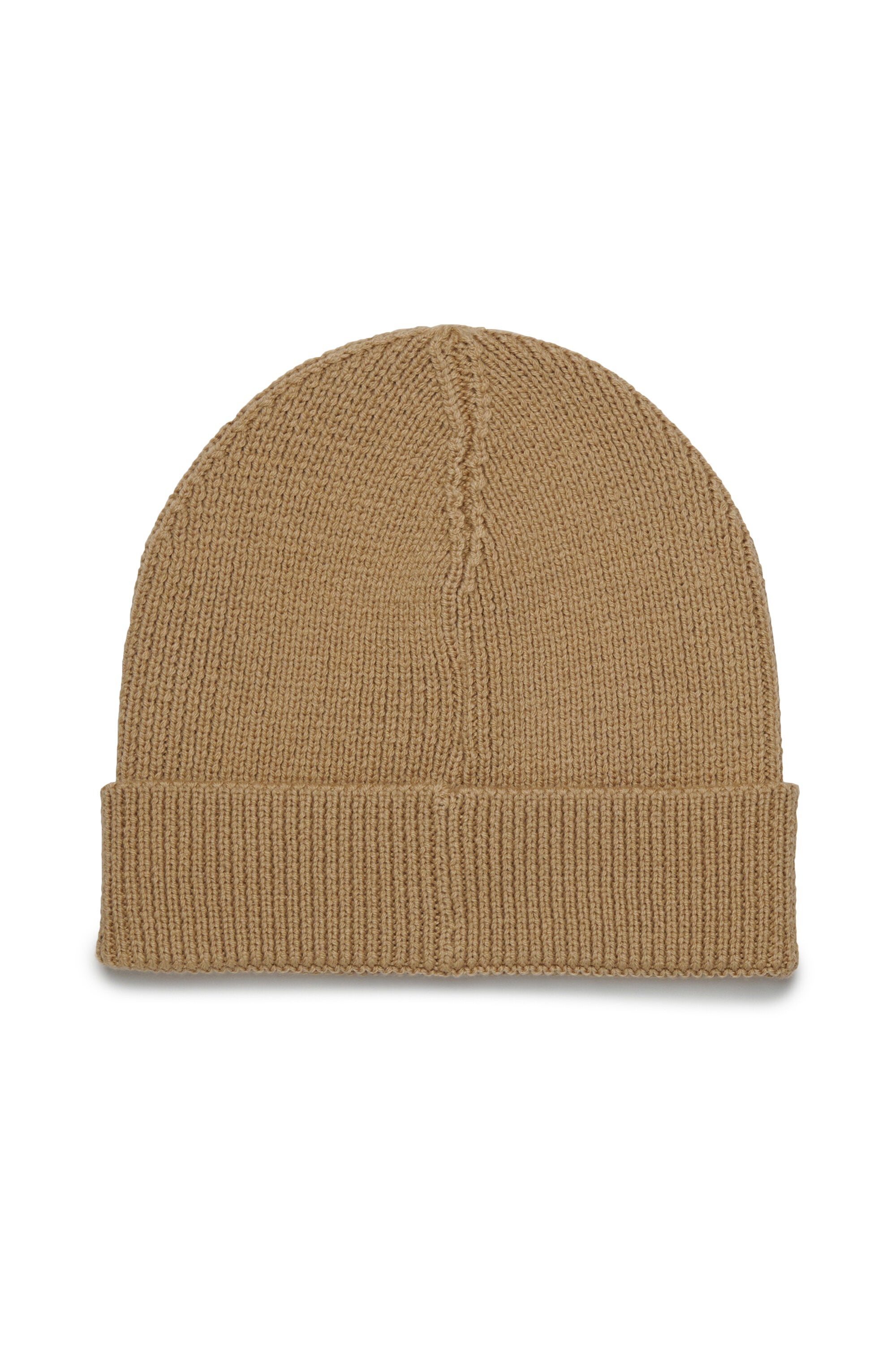 Branded wool-blend beanie