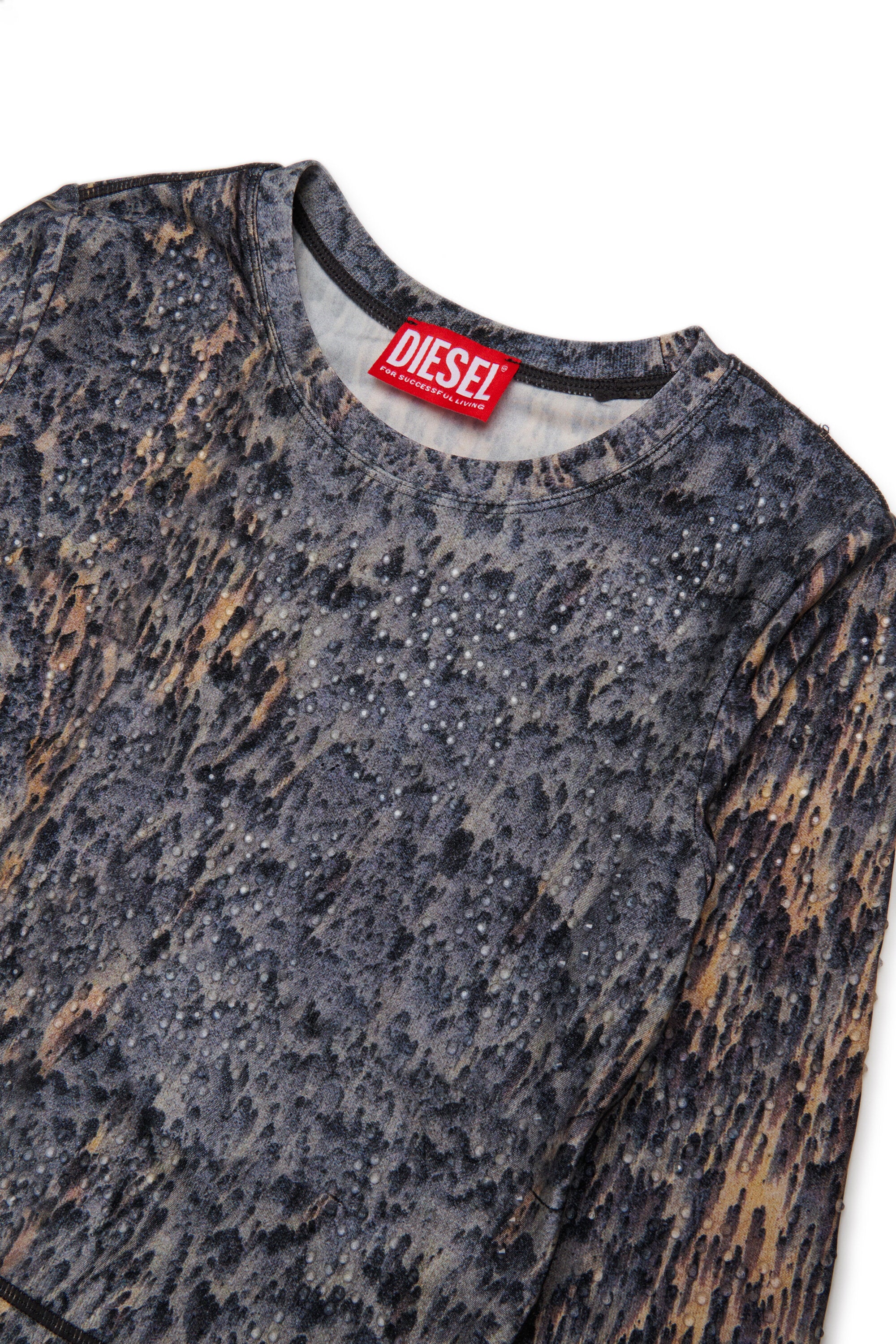 Acid Rain allover stretch fabric T-shirt