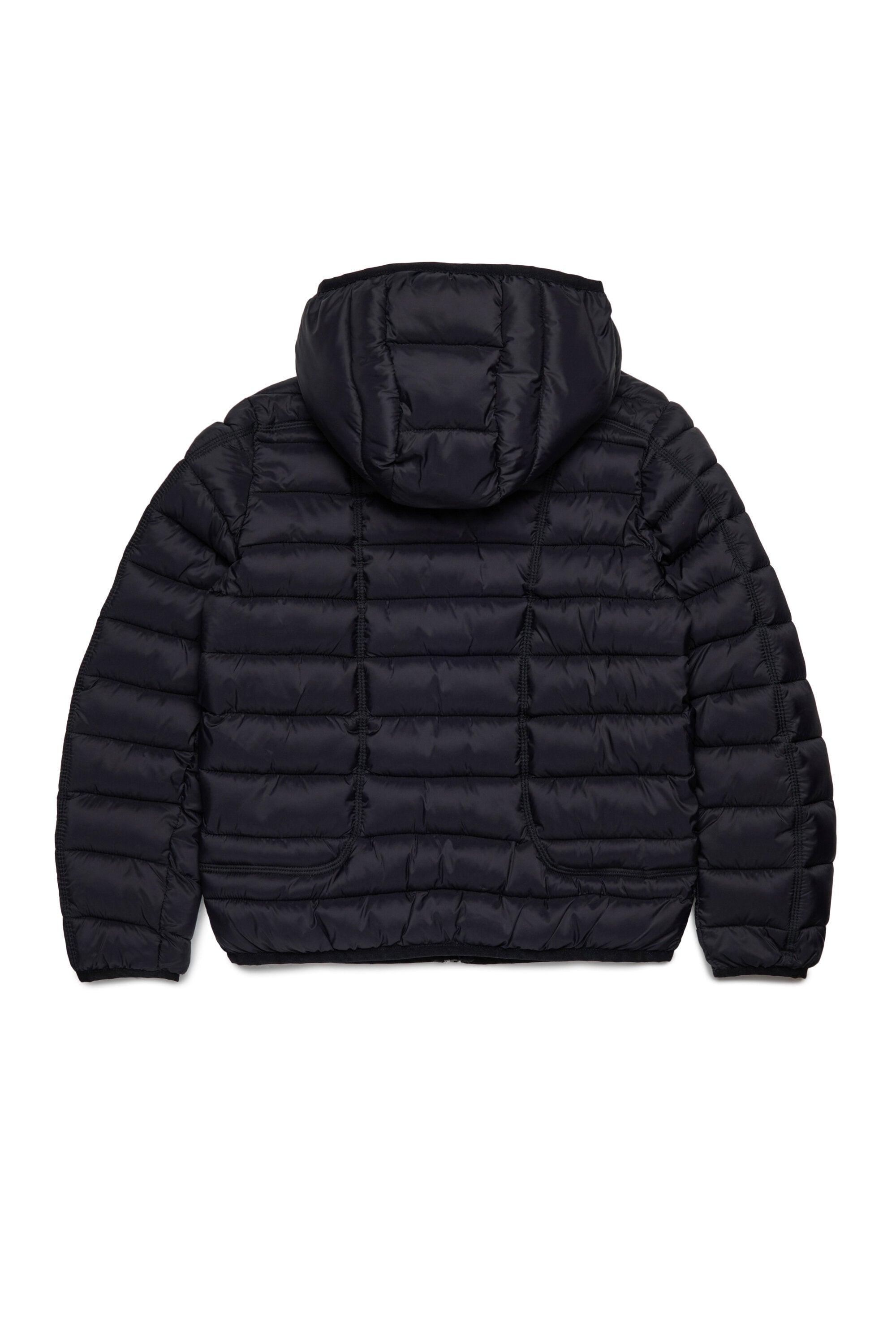 Lightweight hooded padded jacket
