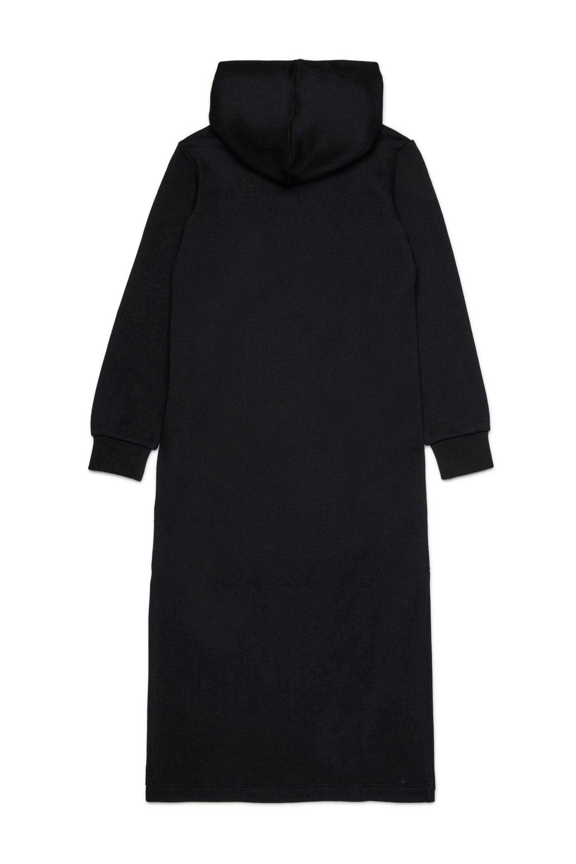 Oval D branded long sweatshirt maxi dress