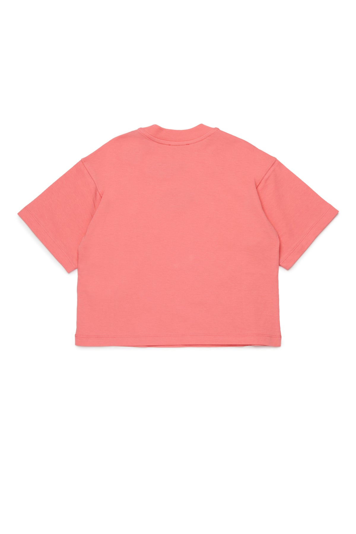 Boxy jersey T-shirt branded with Oval D logo