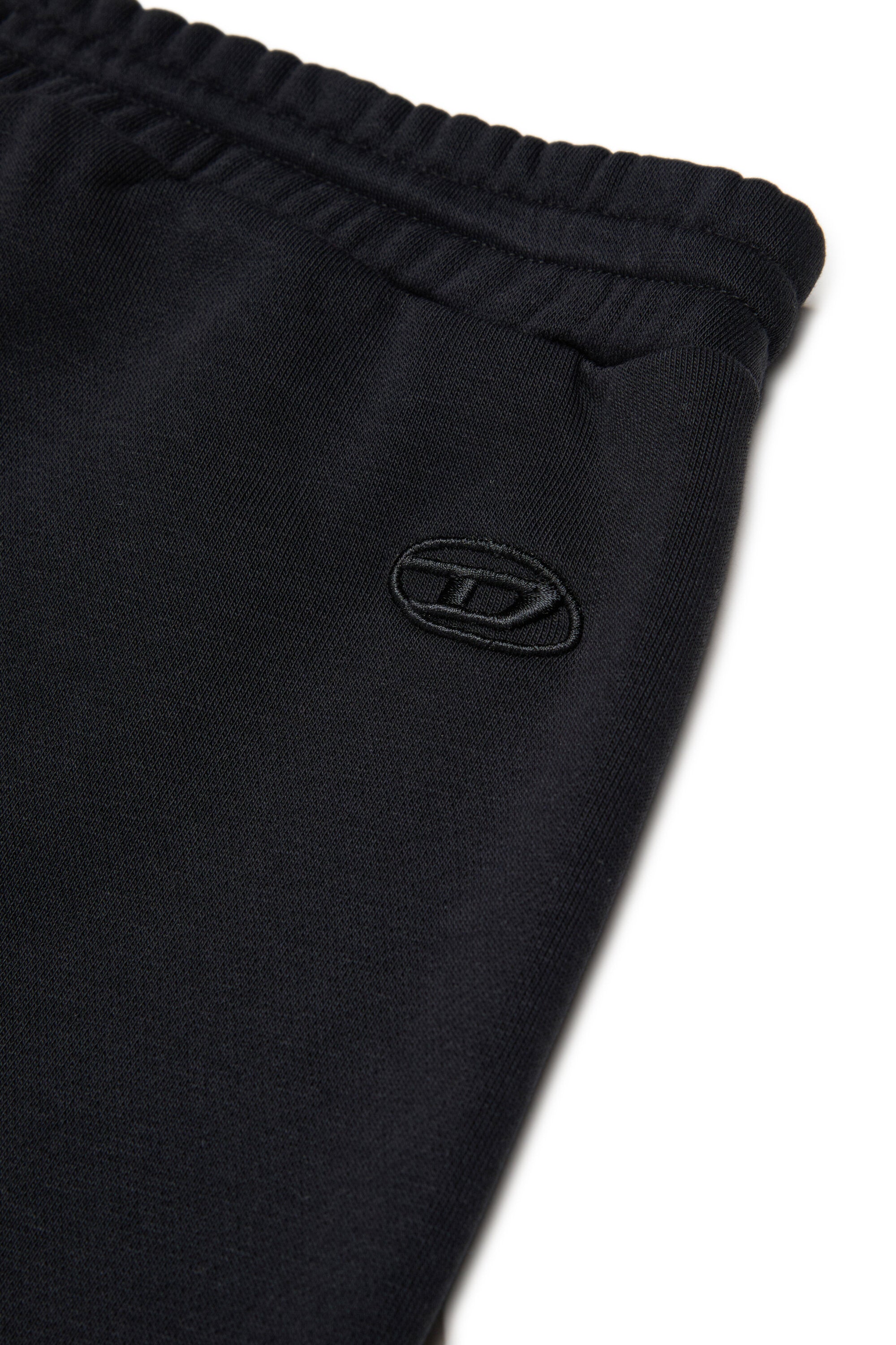 Jogger pants with mock flap