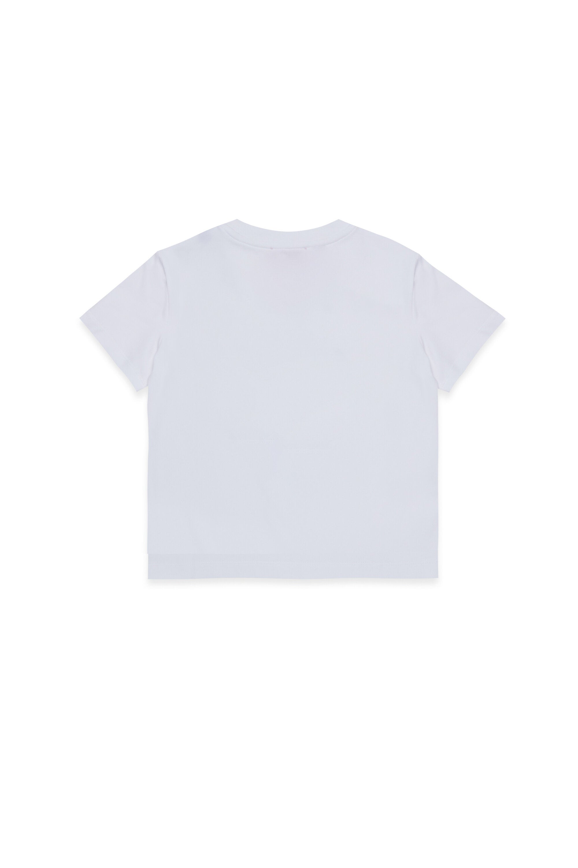 Stretch jersey T-shirt with Diesel Heart graphics