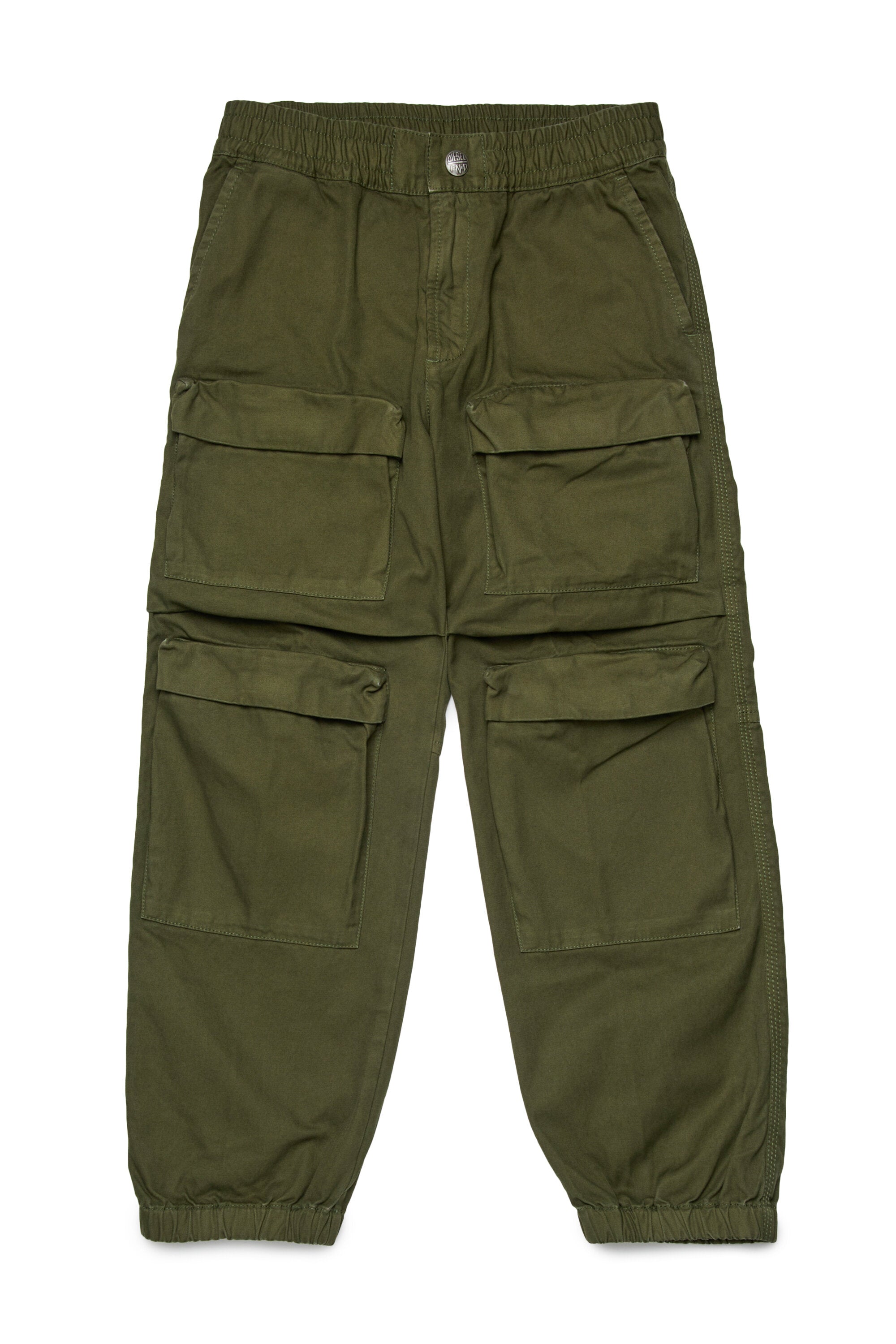 Gabardine cargo pants