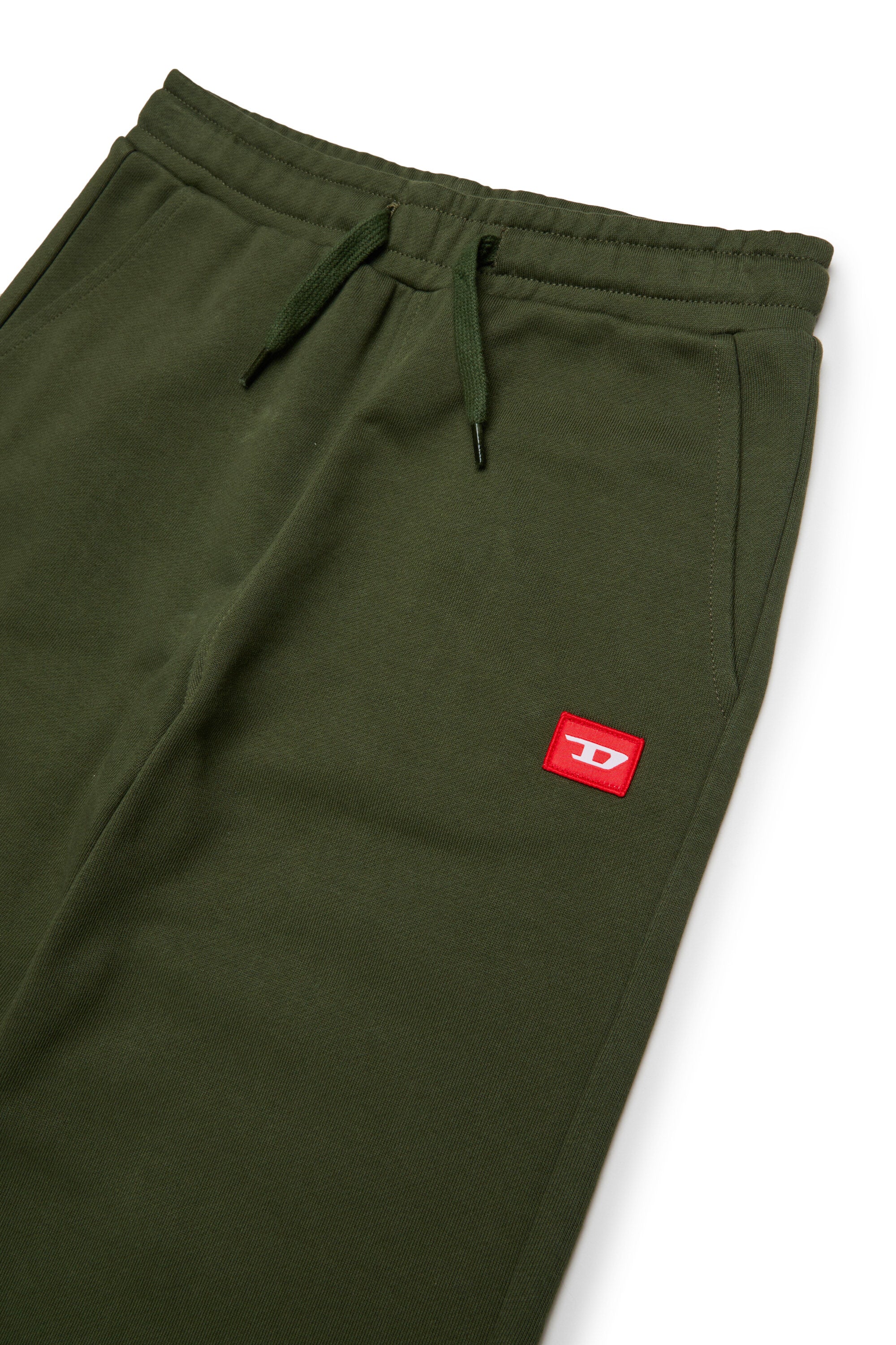 Jogger pants with red D patch