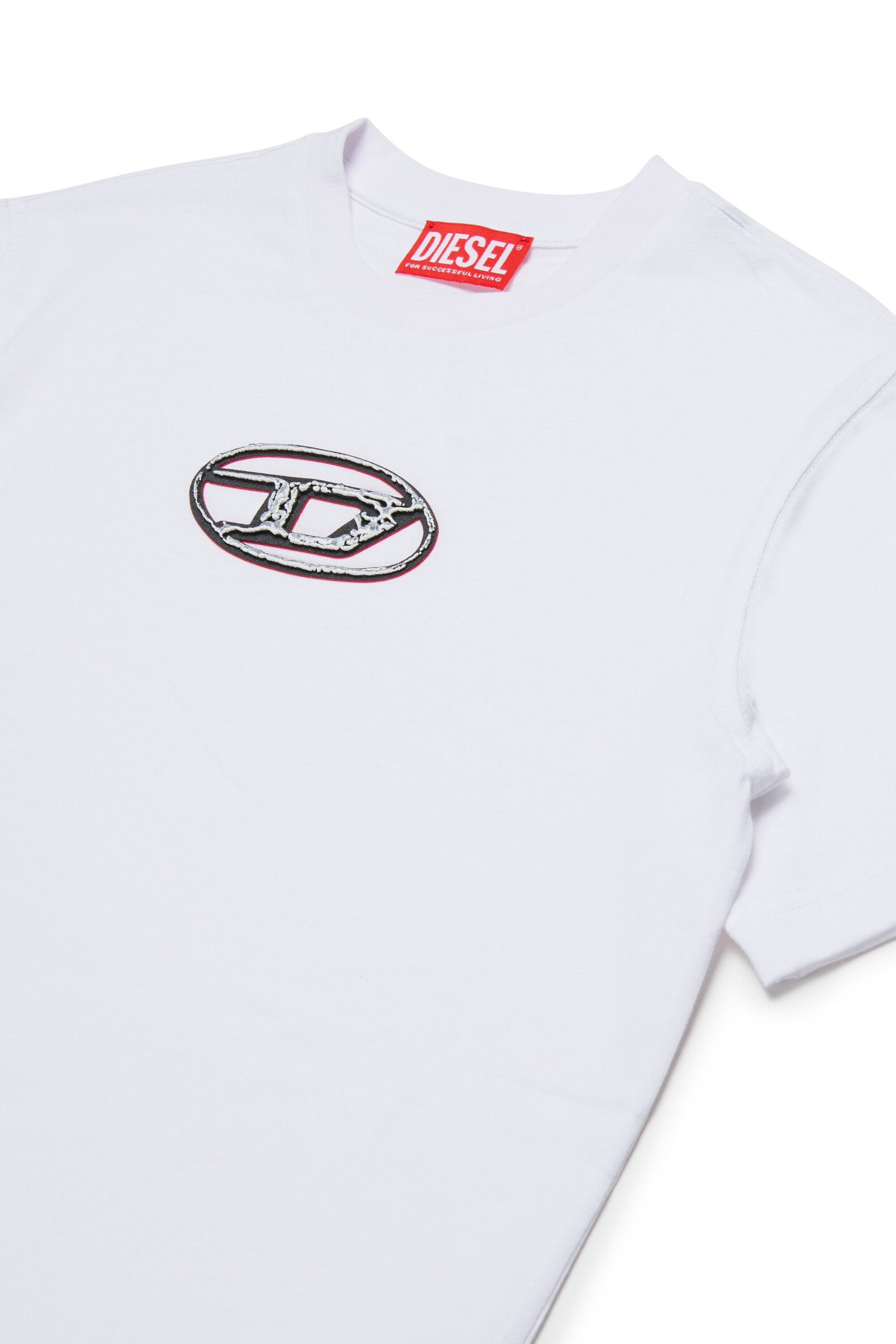 Multi-layered Oval D branded jersey T-shirt
