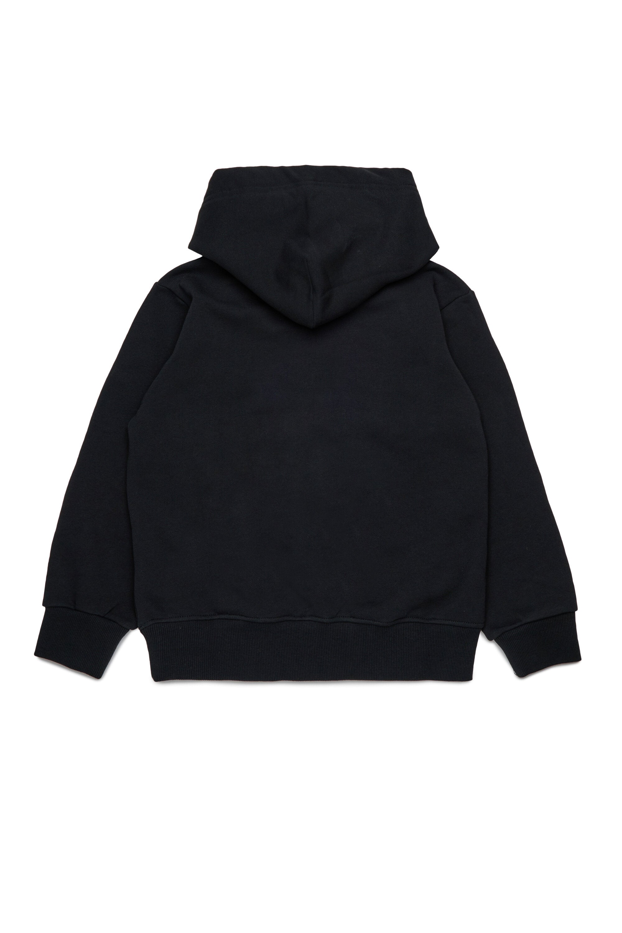 Hooded sweatshirt with Oval D two-color maxi logo