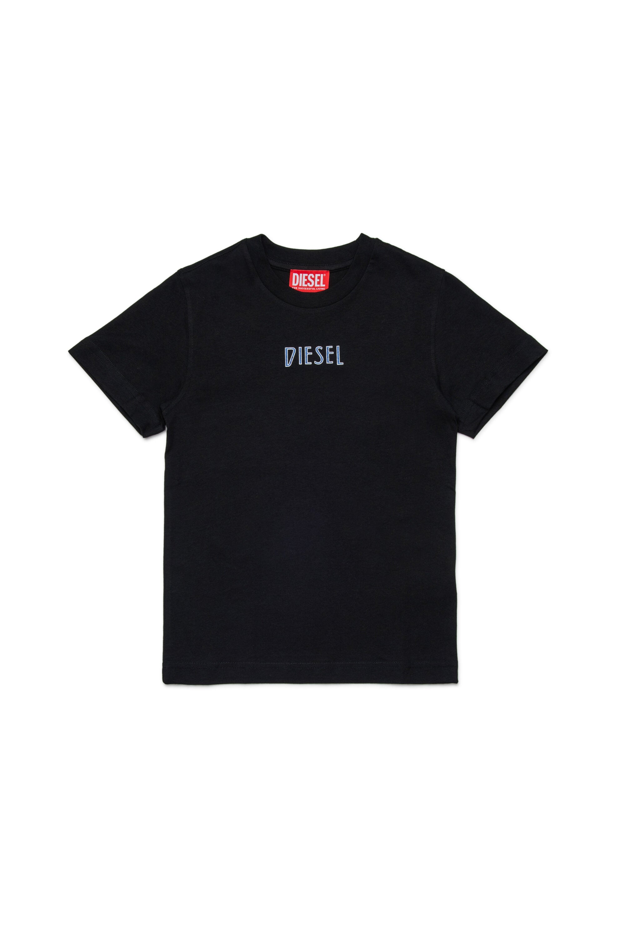 DIESEL two-tone print jersey T-shirt