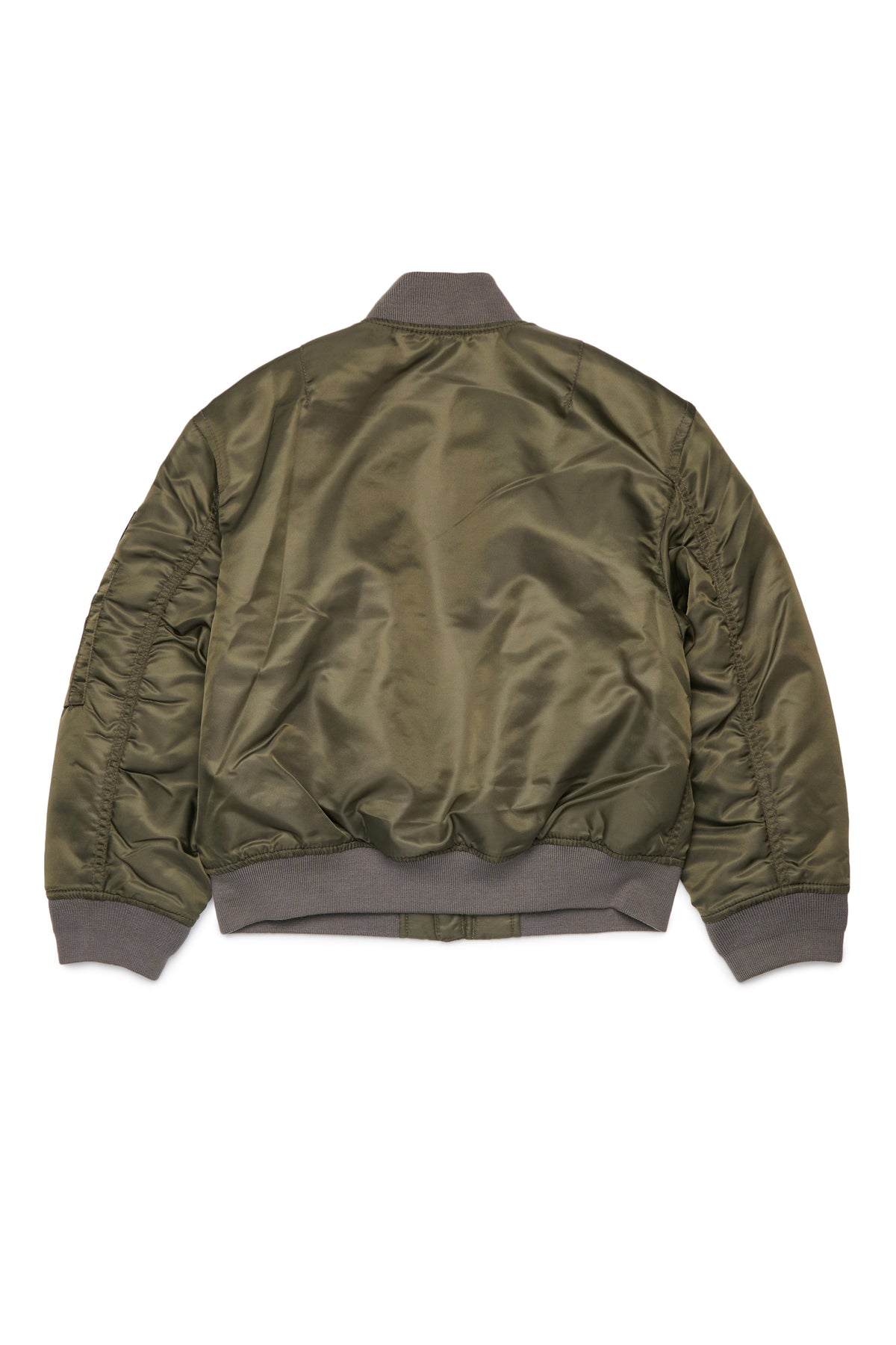 Bomber jacket with logo and zipped pockets