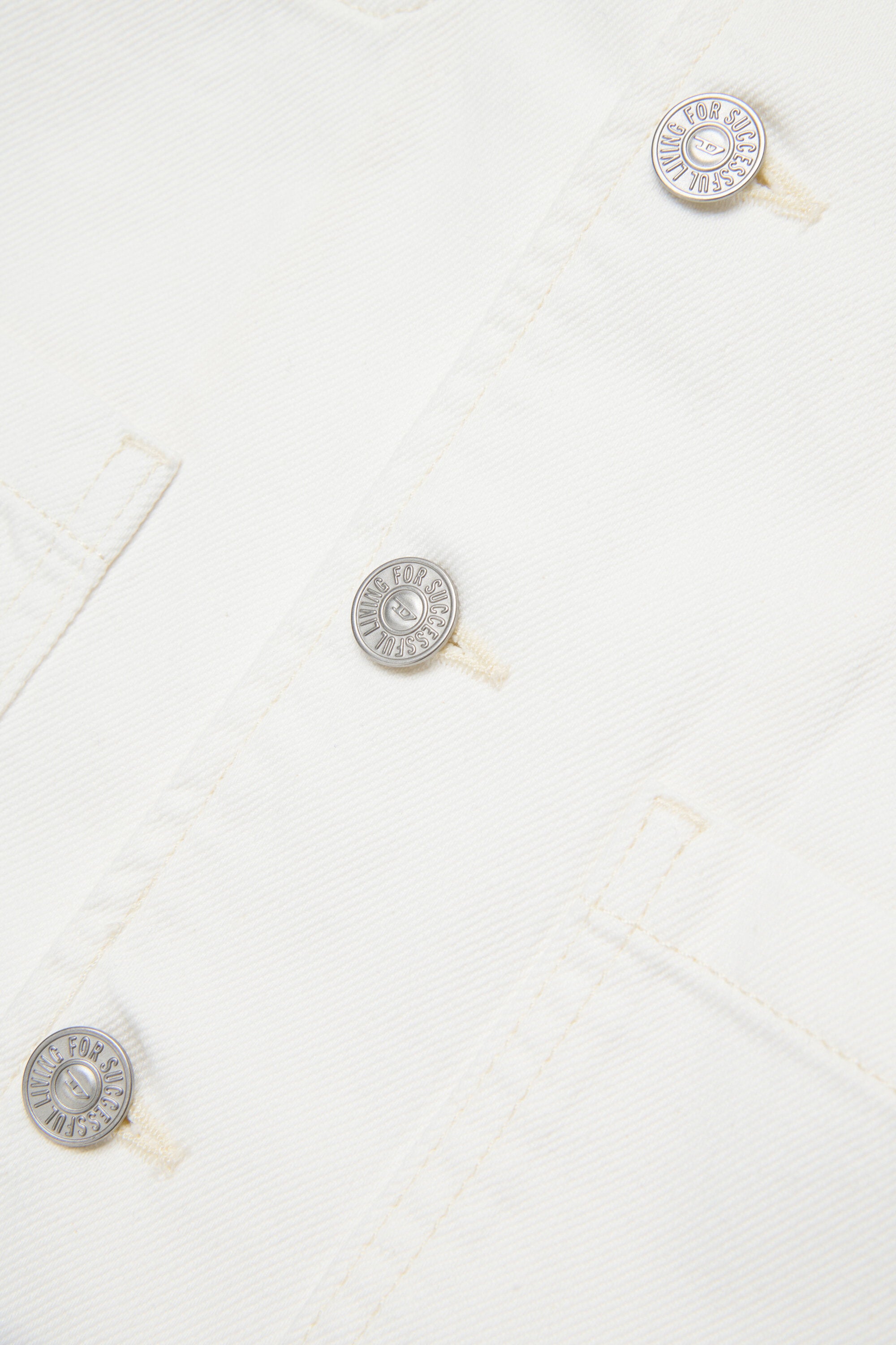 Denim jacket with logo