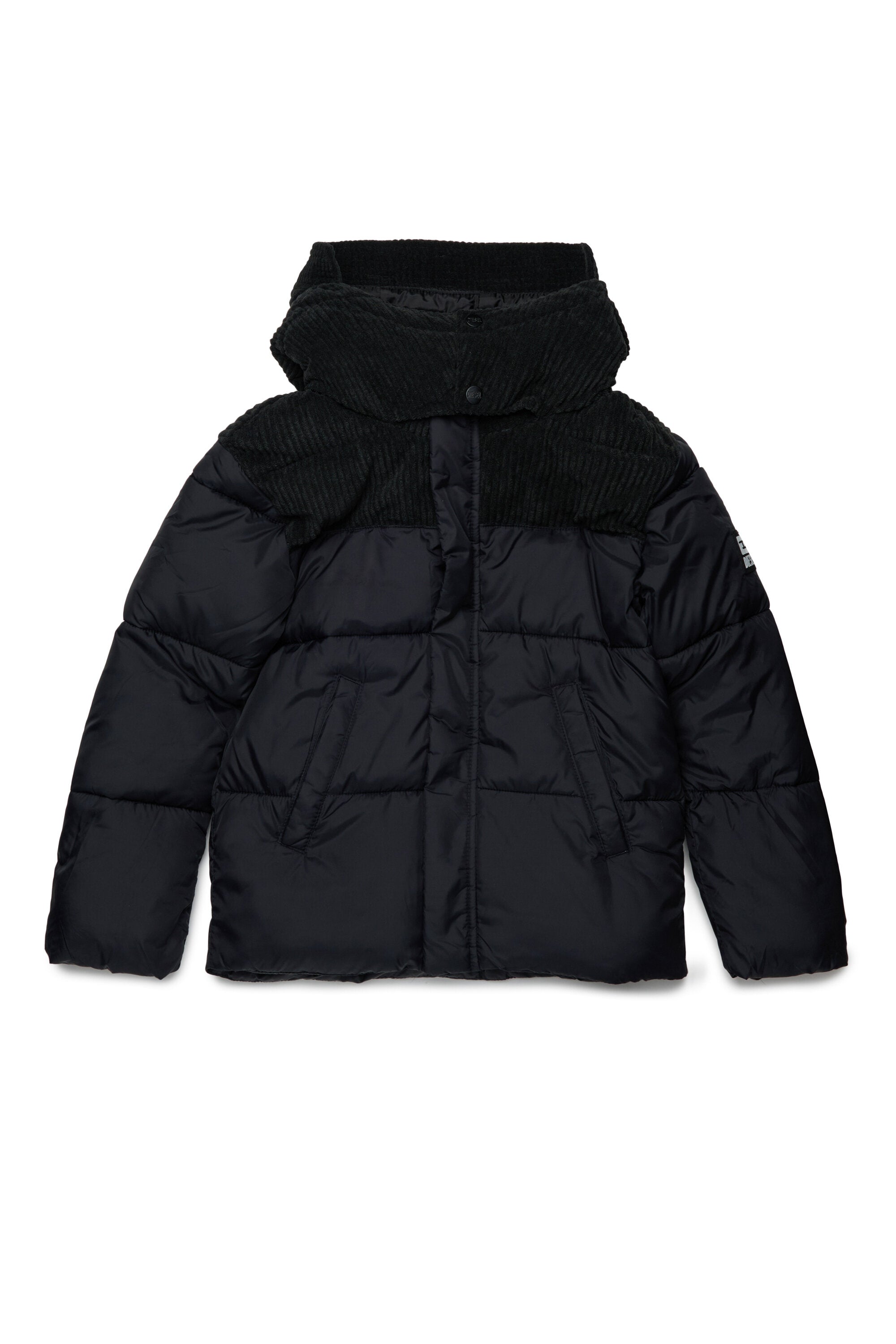 Padded jacket with logo
