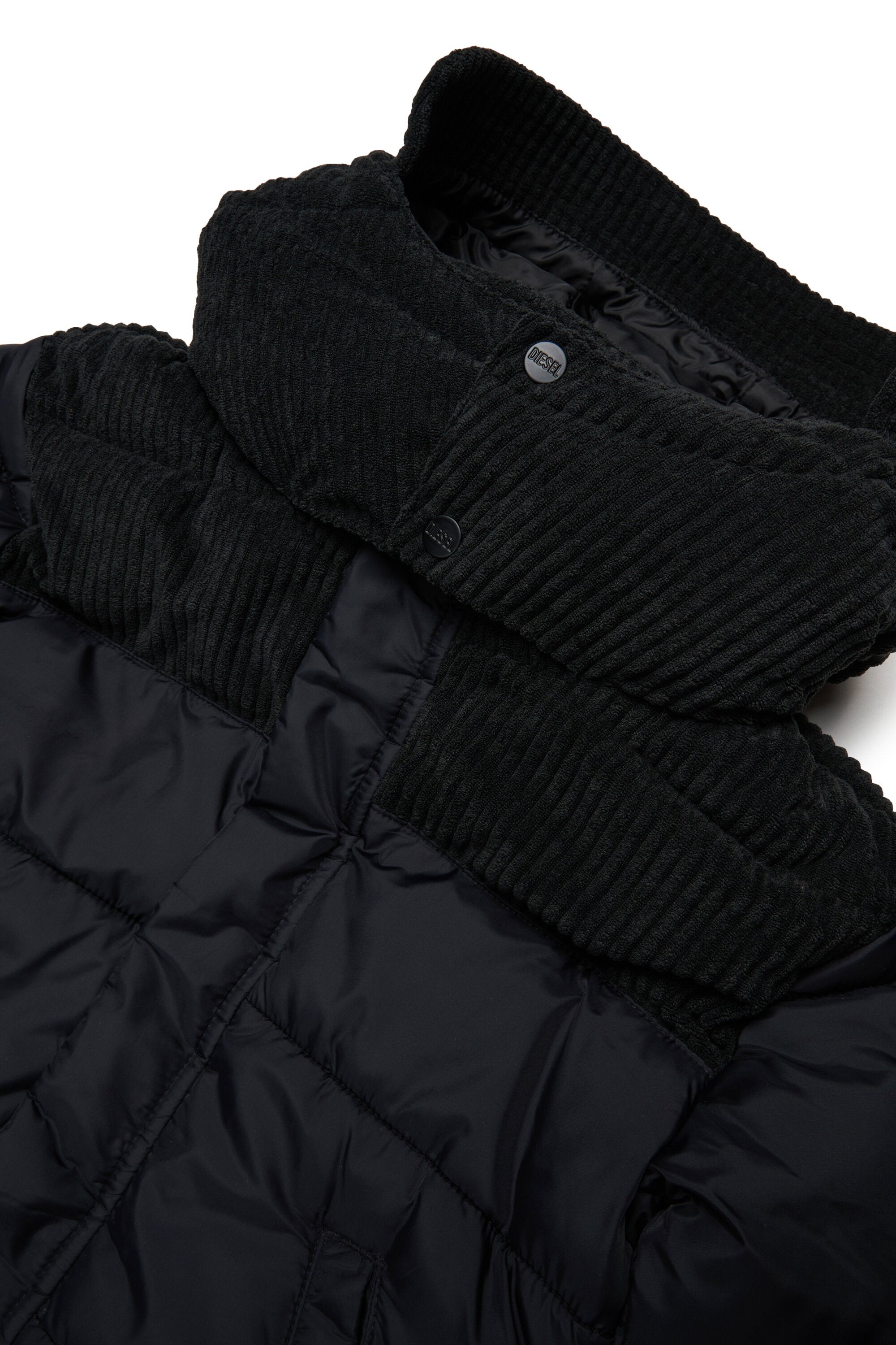 Padded jacket with logo