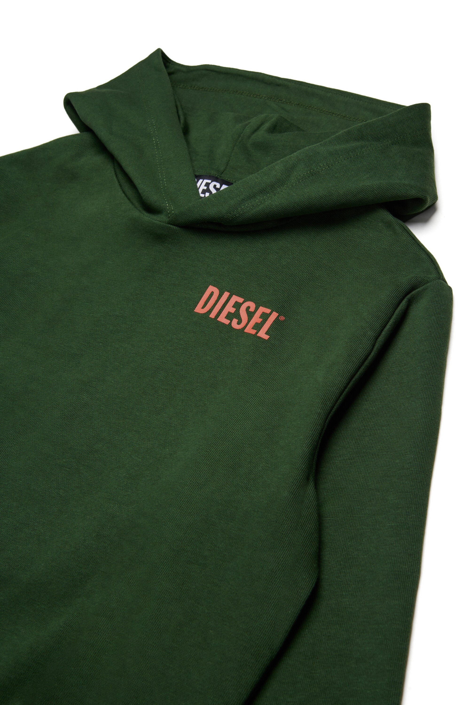 Hooded sweatshirt with Diesel logo