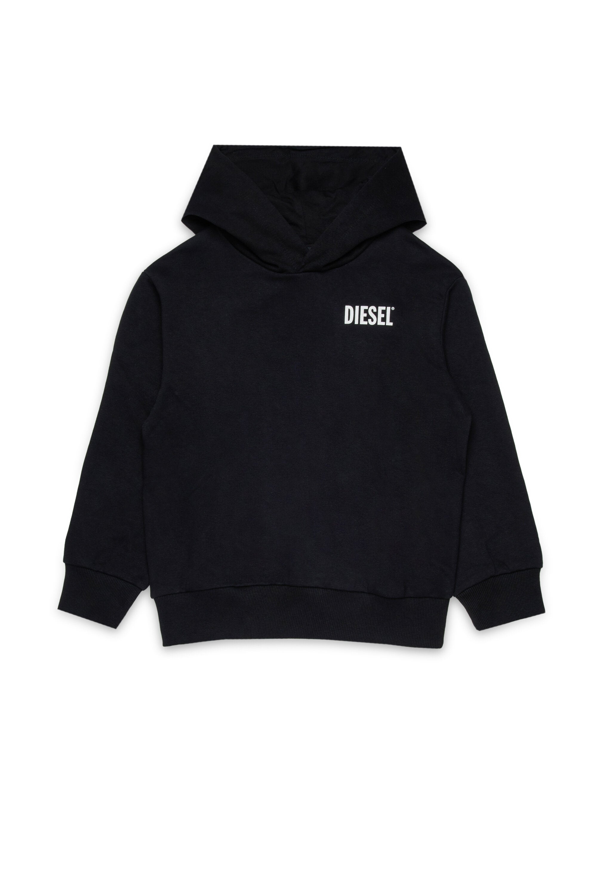 Hooded sweatshirt with Diesel logo