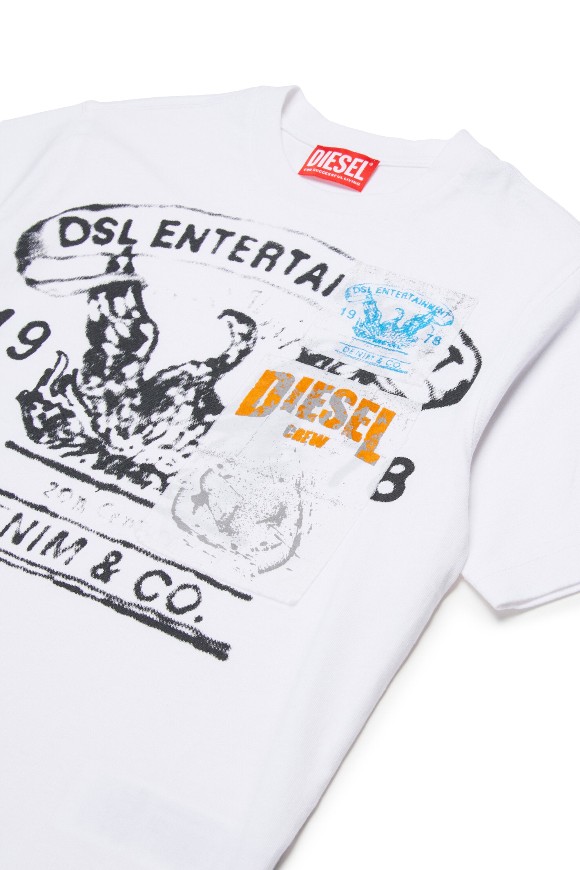 T-shirt with printed logo