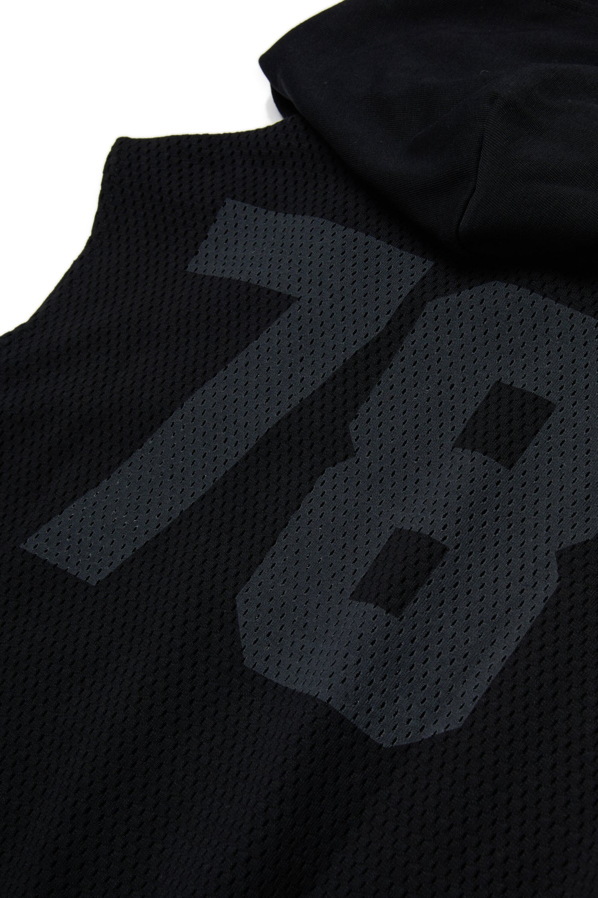 Sleeveless sweatshirt with logo
