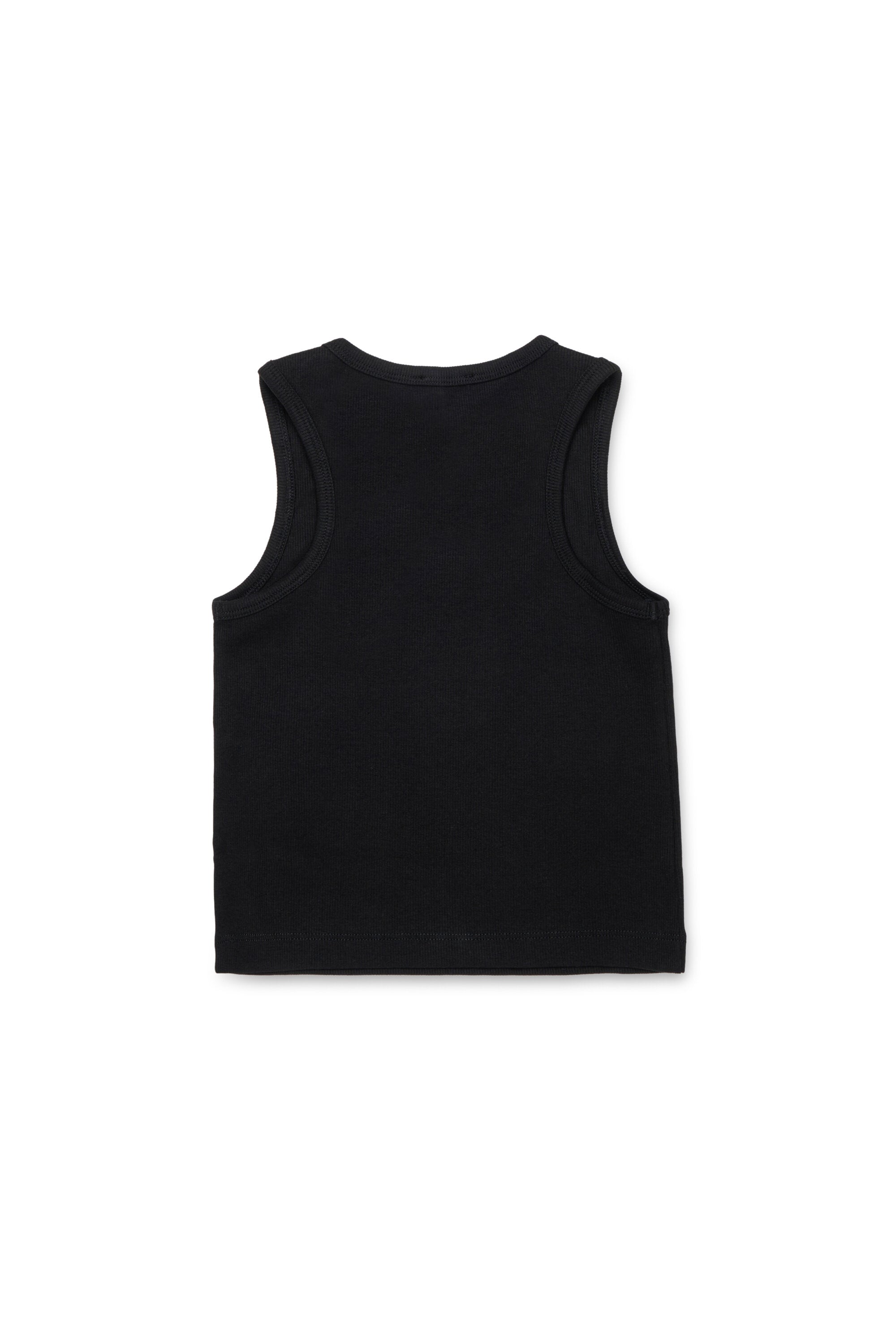 Sleeveless T-shirt with logo