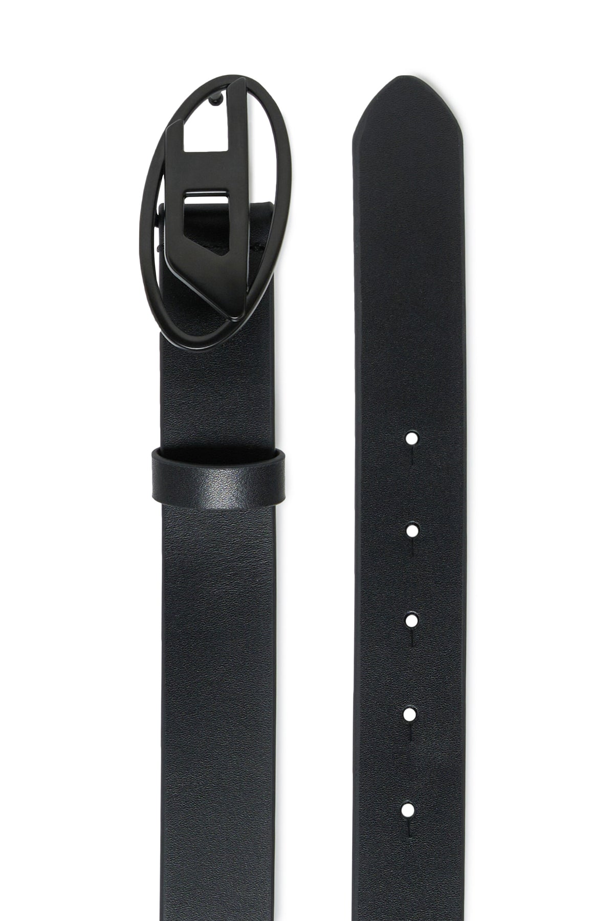 Belt with Oval D logo buckle